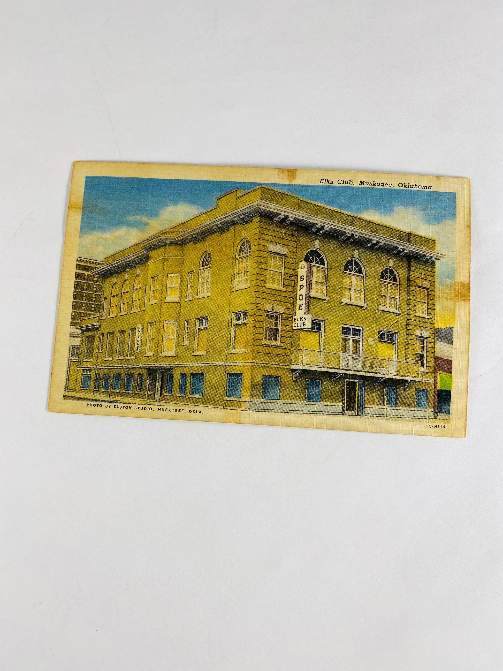 Vintage postcard Hotel New Yorker, New Orleans Monteleone, Del Rio Texas, Perdue University, Muskogee Oklahoma, Savoy Plaza NYC, Lubbock