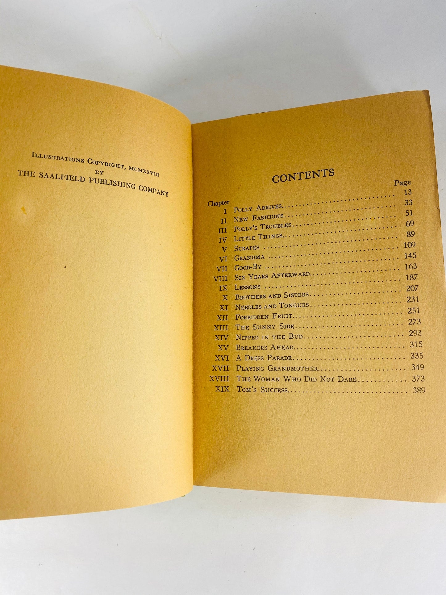 1928 Old Fashioned Girl by Louisa May Alcott EARLY PRINTING vintage book Story of Polly Milton, a country girl in the city. Poor Condition