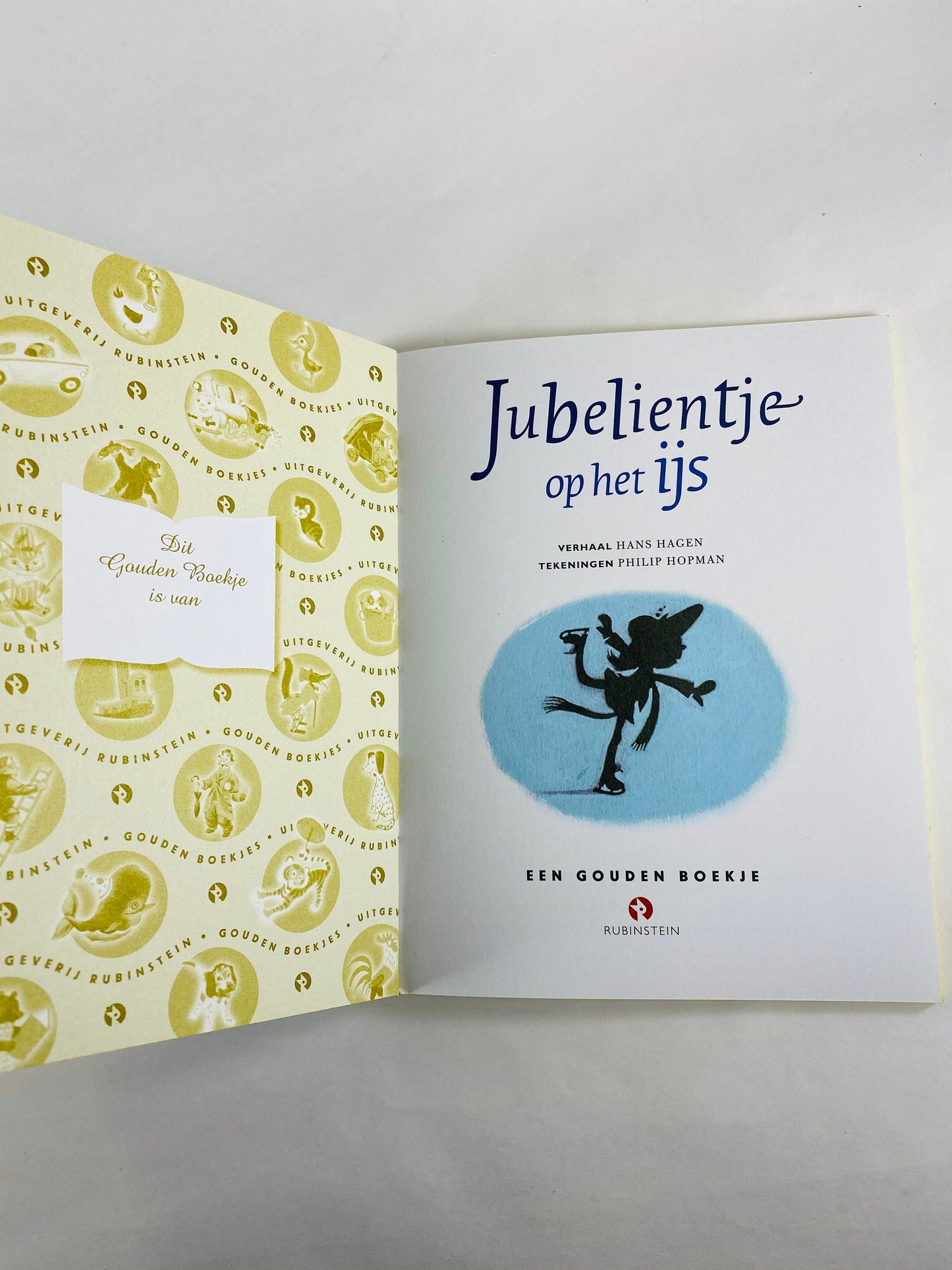 Jubelientje op het ijs FIRST EDITION vintage Dutch Little Golden Book. Best friend gift