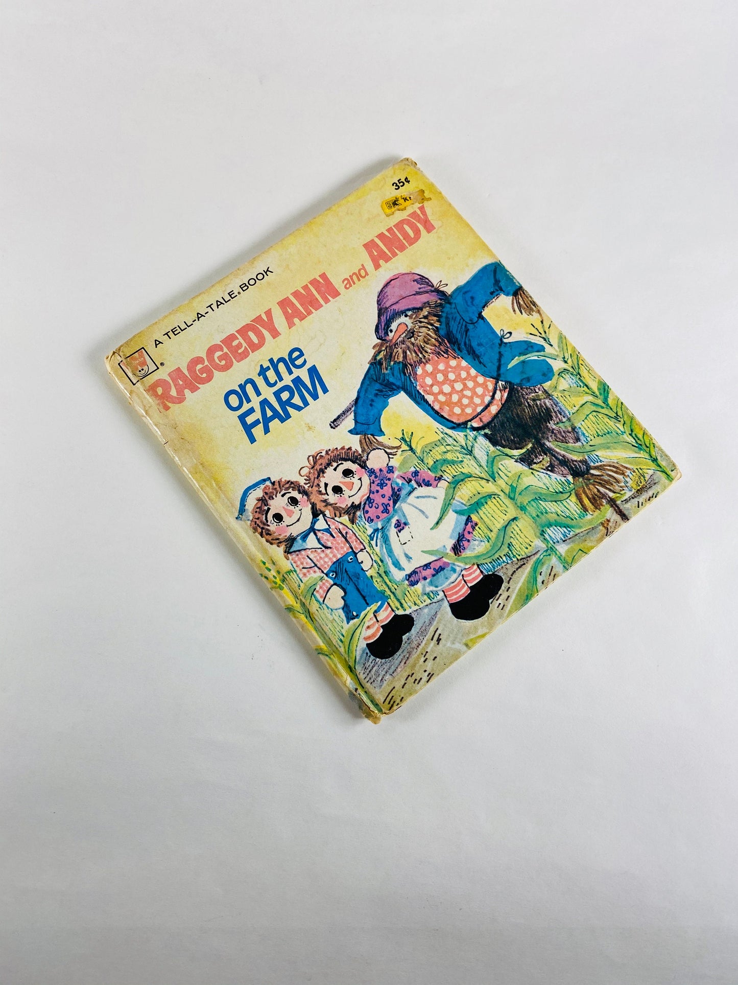 Raggedy Ann and Andy on the Farm FIRST EDITION vintage Whitman Little Golden Book circa 1975 Annabelle
