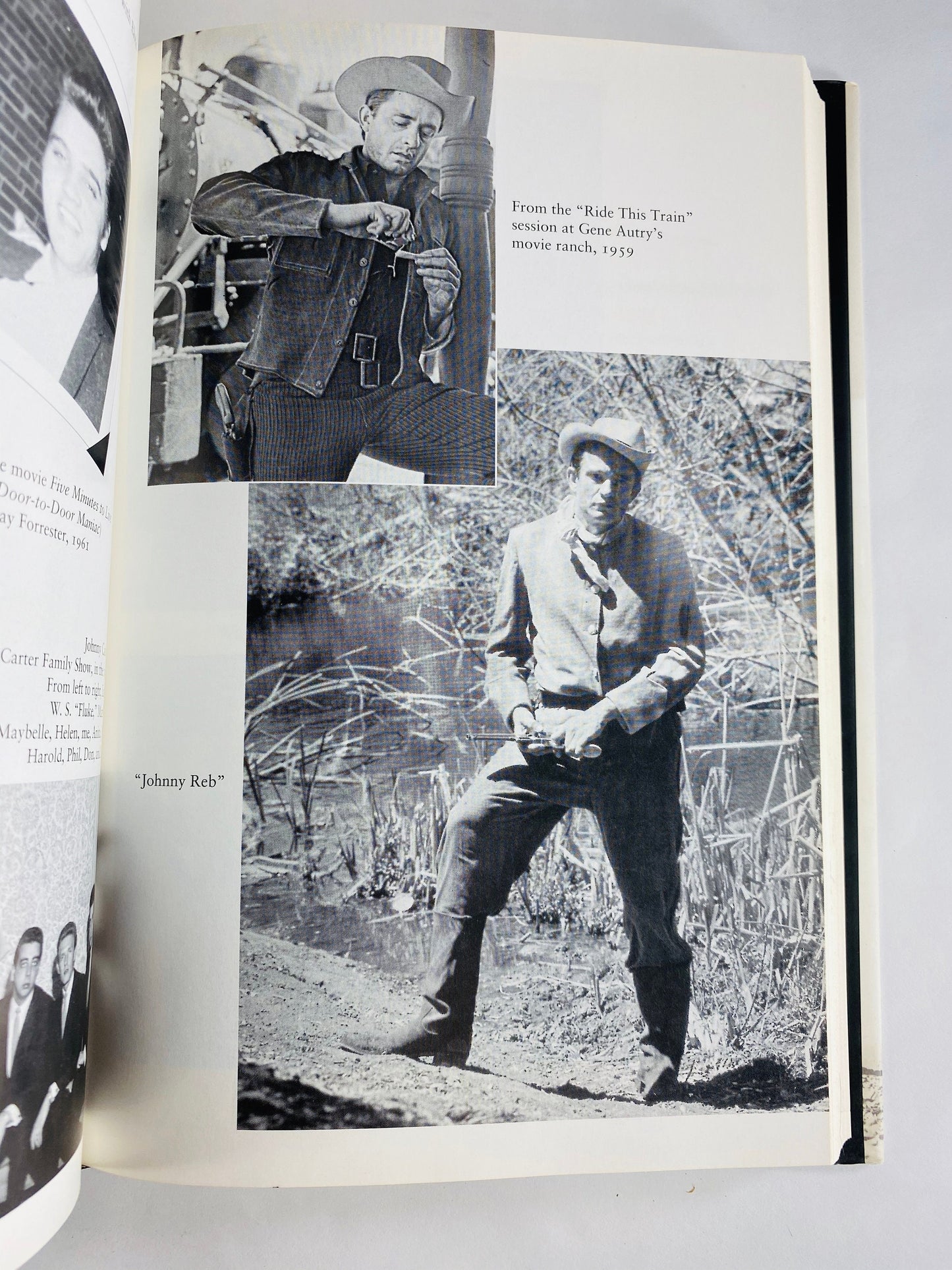 Johnny Cash FIRST EDITION vintage autobiography book with Patrick Carr circa 1997. Fantastic music gift Outlaw Country