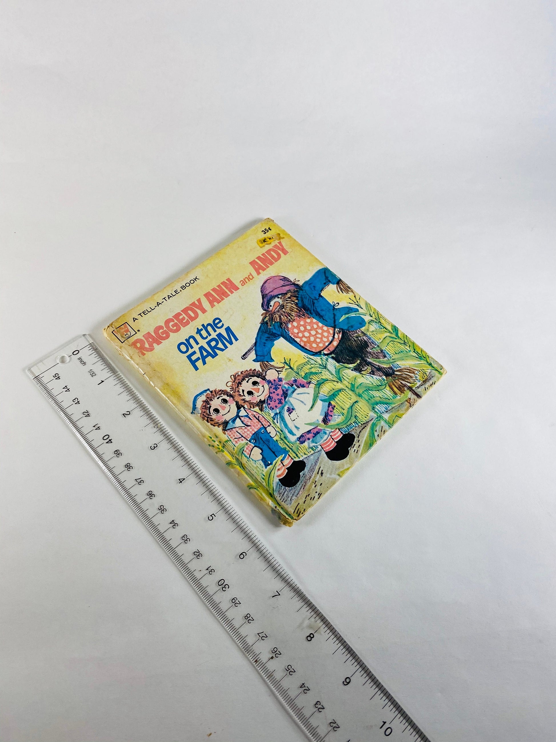 Raggedy Ann and Andy on the Farm FIRST EDITION vintage Whitman Little Golden Book circa 1975 Annabelle