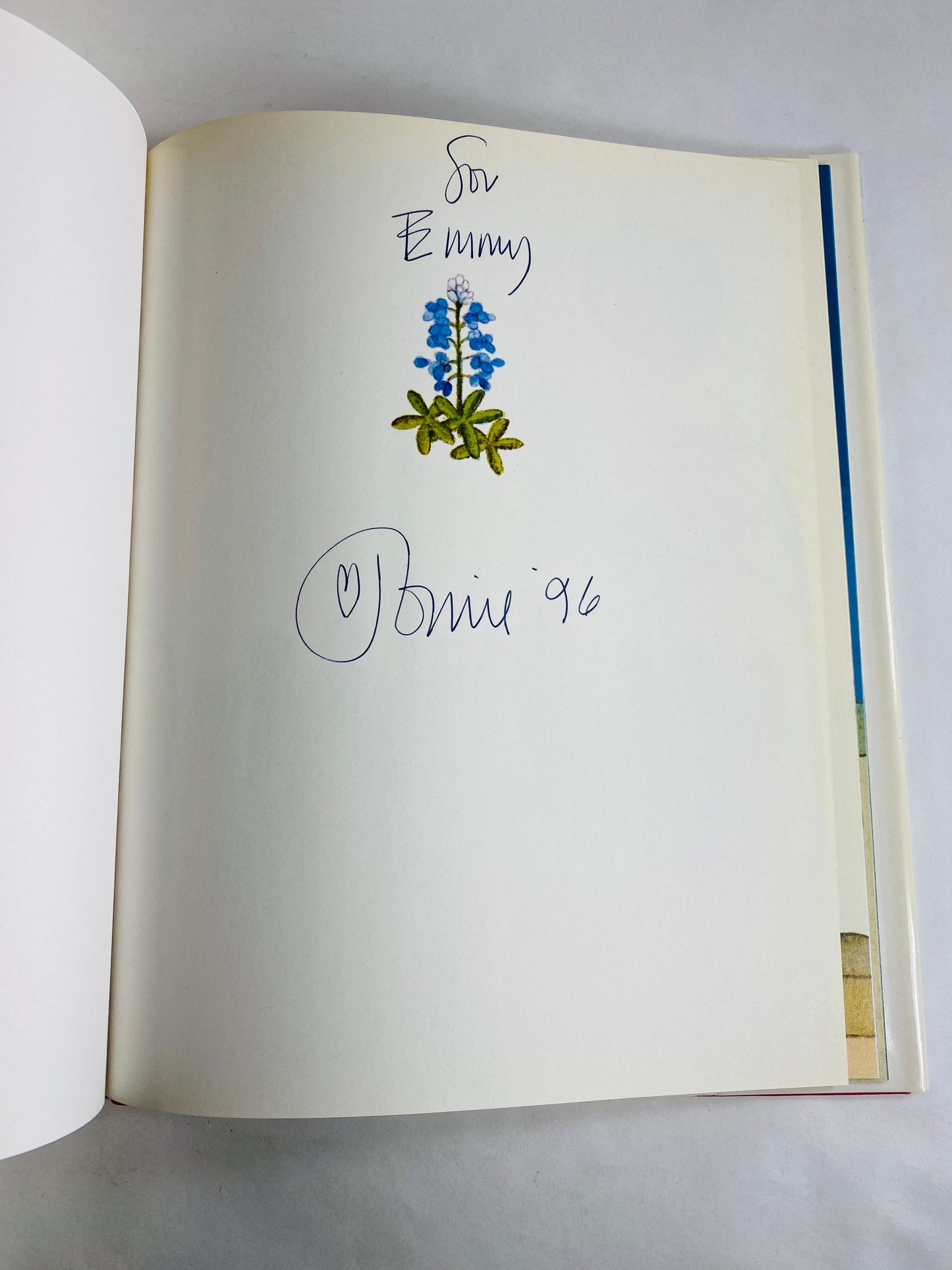 SIGNED Legend of the Bluebonnet by Tomie Depaola Old Tale of Texas vintage book circa 1983. Tale of the origin of the bluebonnet Children