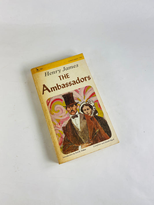 Final novel by Henry James, Ambassadors vintage paperback book circa 1965 about a man's late awakening to the importance of morality