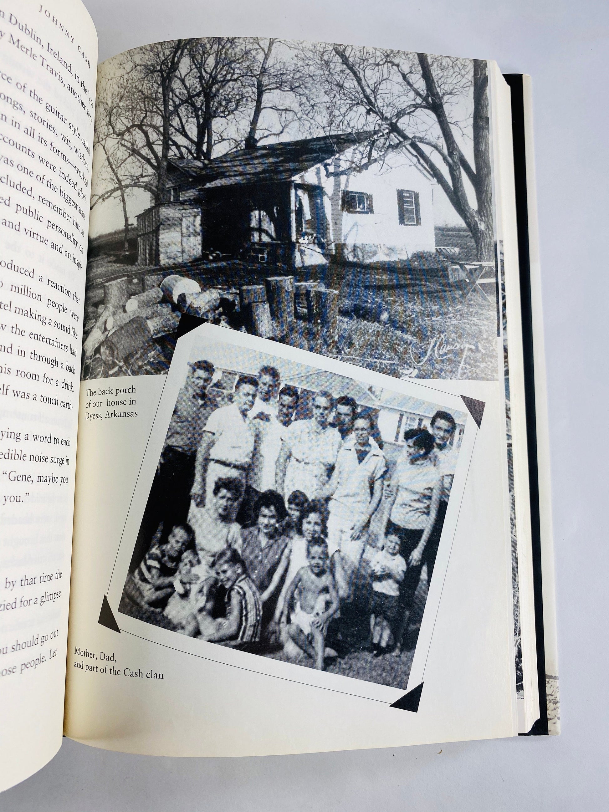 Johnny Cash FIRST EDITION vintage autobiography book with Patrick Carr circa 1997. Fantastic music gift Outlaw Country