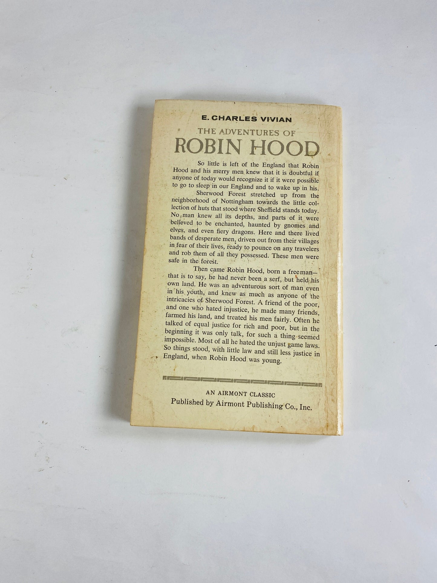 Adventures of Robin Hood vintage Illustrated paperback book circa 1965 E Charles Vivian Jules Gottlieb Children's book decor