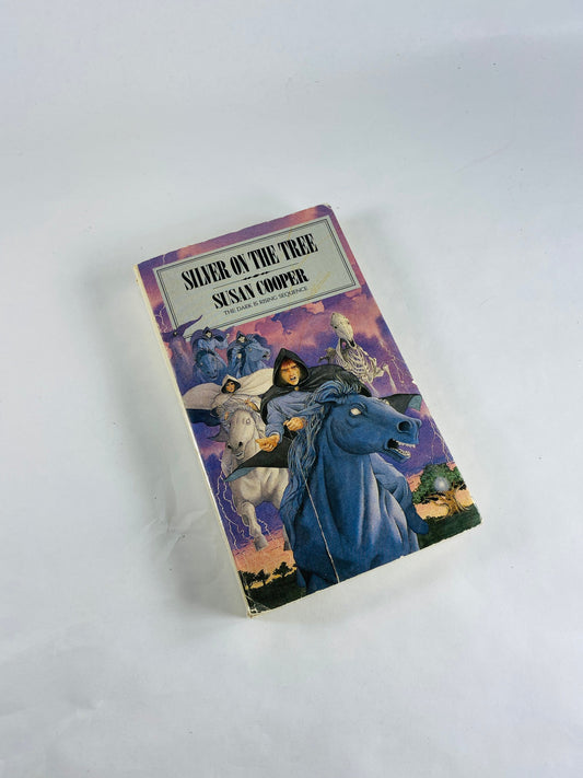 Silver on Tree by Susan Cooper Vintage Fantasy paperback book Newberry Medal. Moral vision of Tolkien and CS Lewis.