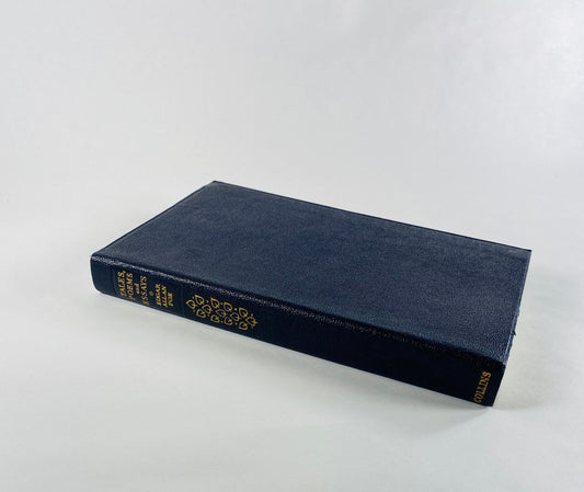 Edgar Allan Poe vintage poetry book Valentine’s Day gift small blue home decor housewarming gift circa 1961