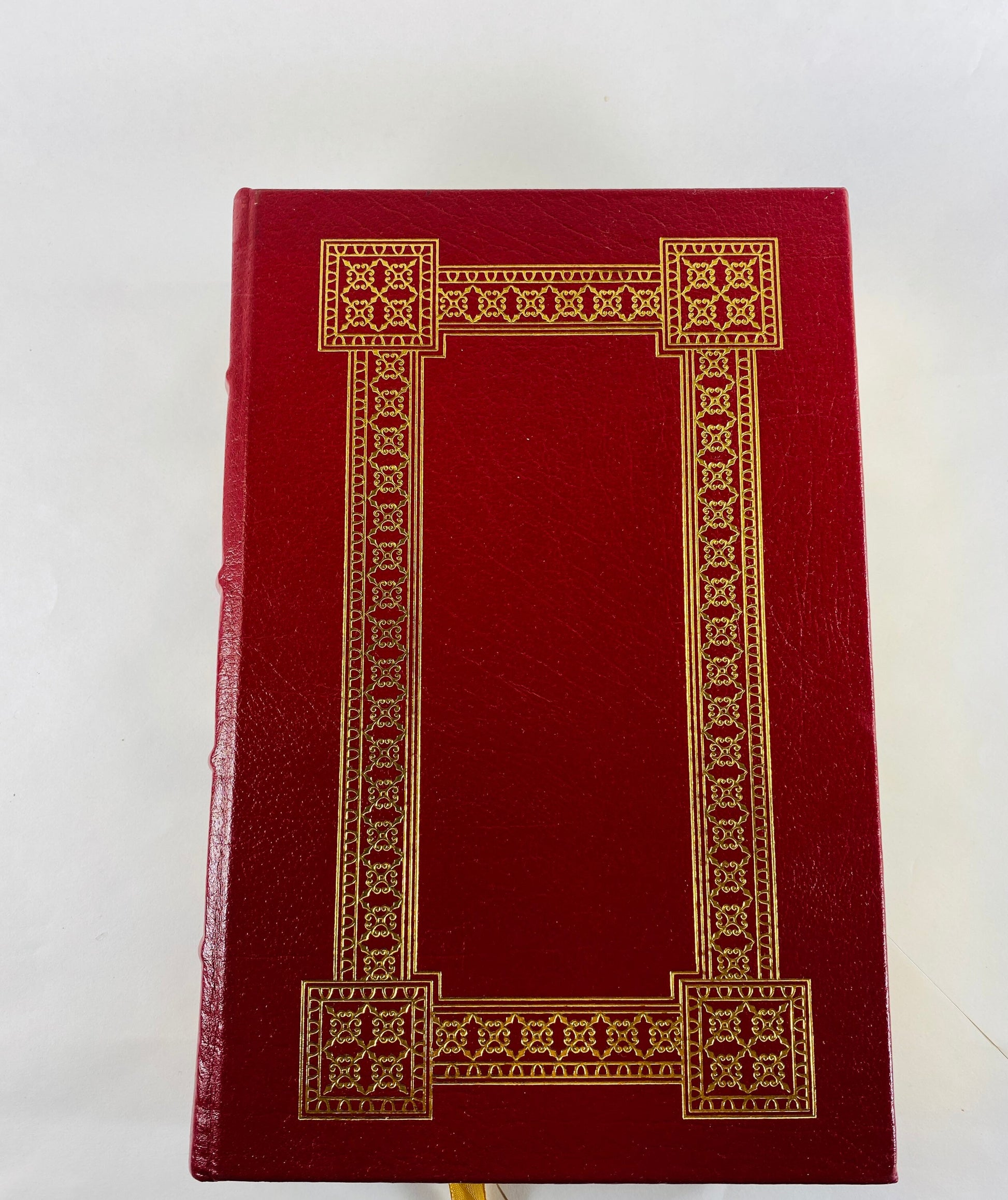 Martin Luther King Jr Bearing the Cross vintage leather Easton Press book Case for Freedom Now. Civil Rights GORGEOUS Red Collector gift