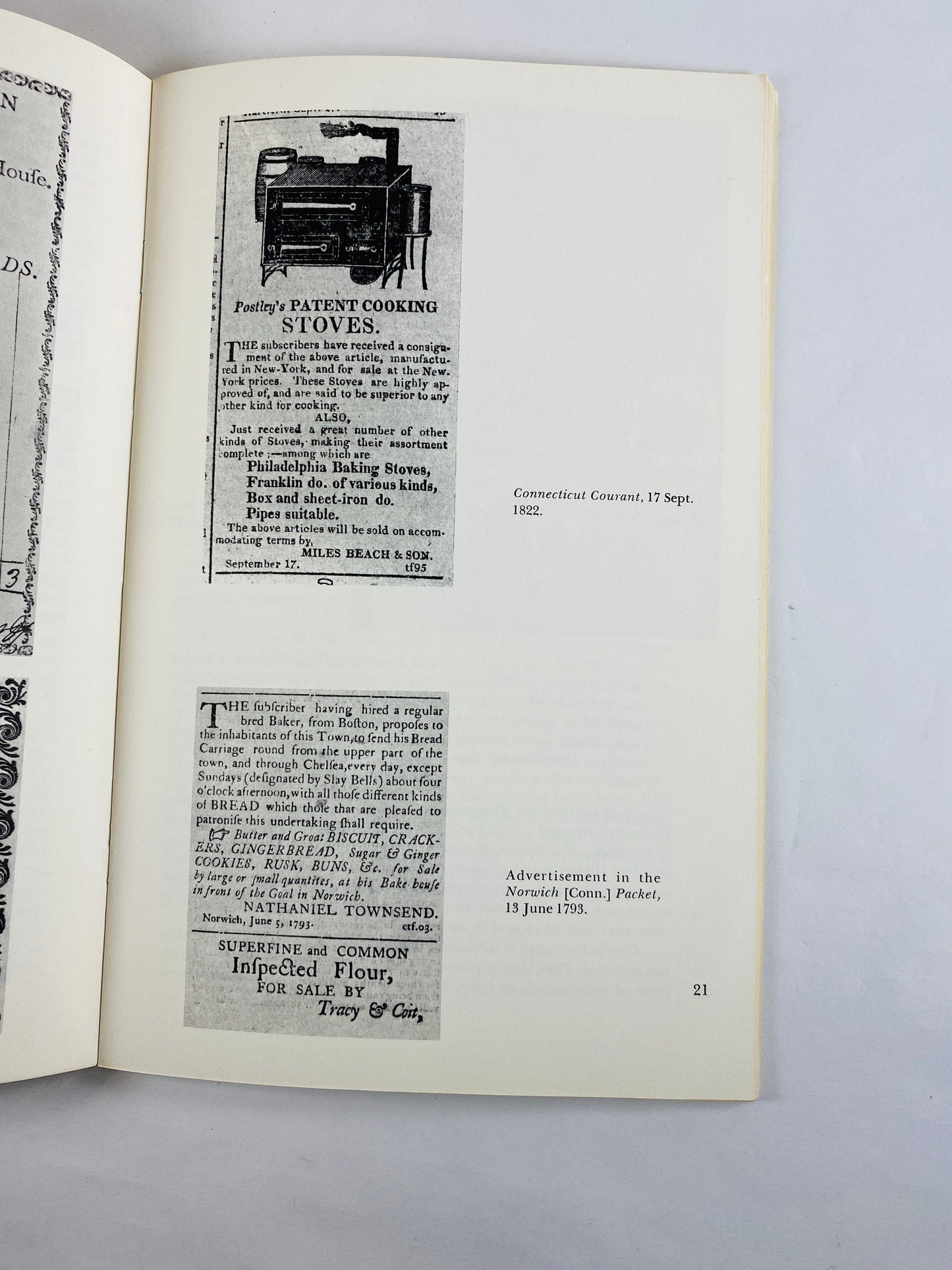 New England Recipes vintage cookbook booklet and food history by Jane Whitehill circa 1963 Soups breads muffins seafood pudding