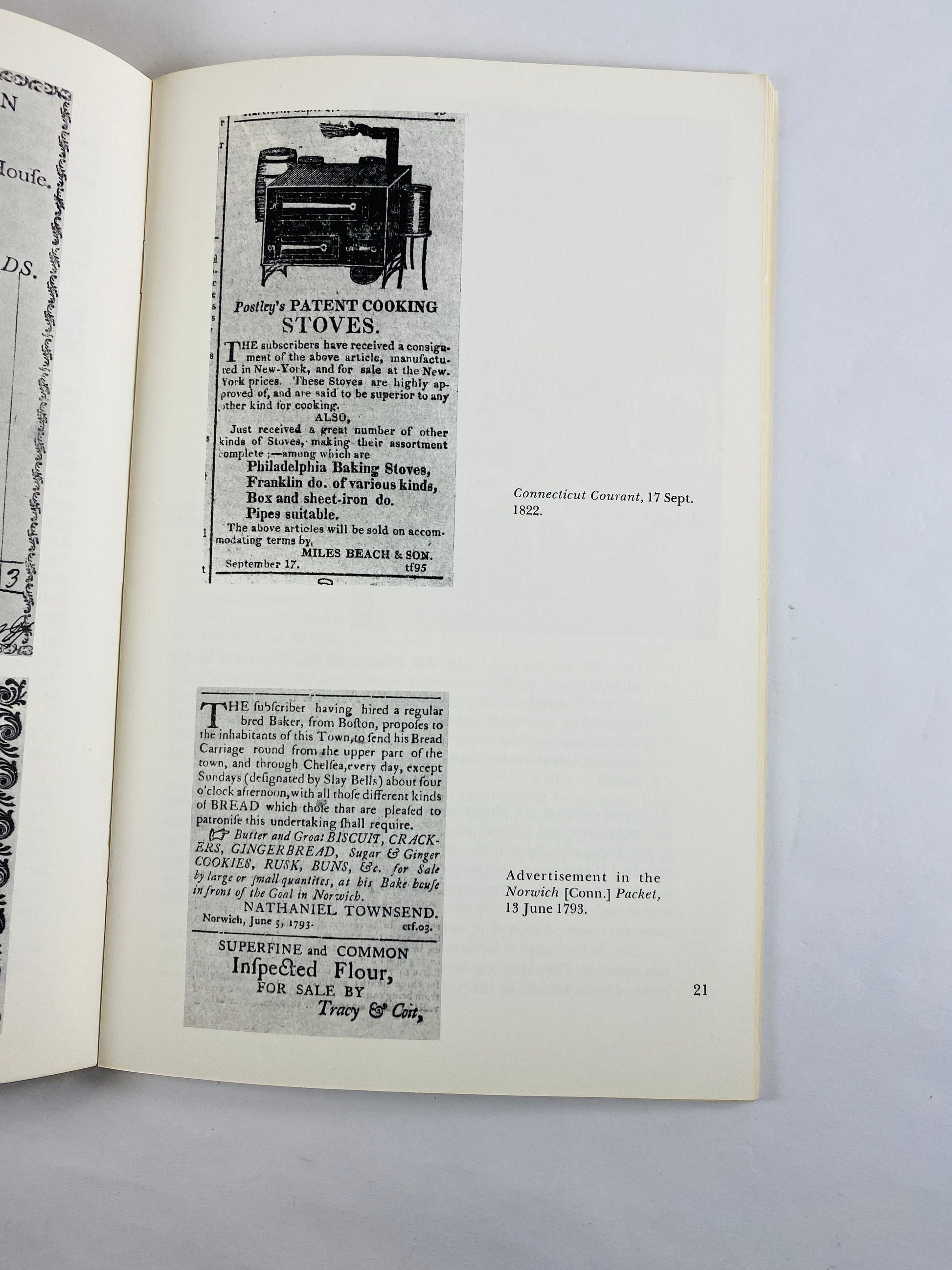 New England Recipes vintage cookbook booklet and food history by Jane Whitehill circa 1963 Soups breads muffins seafood pudding
