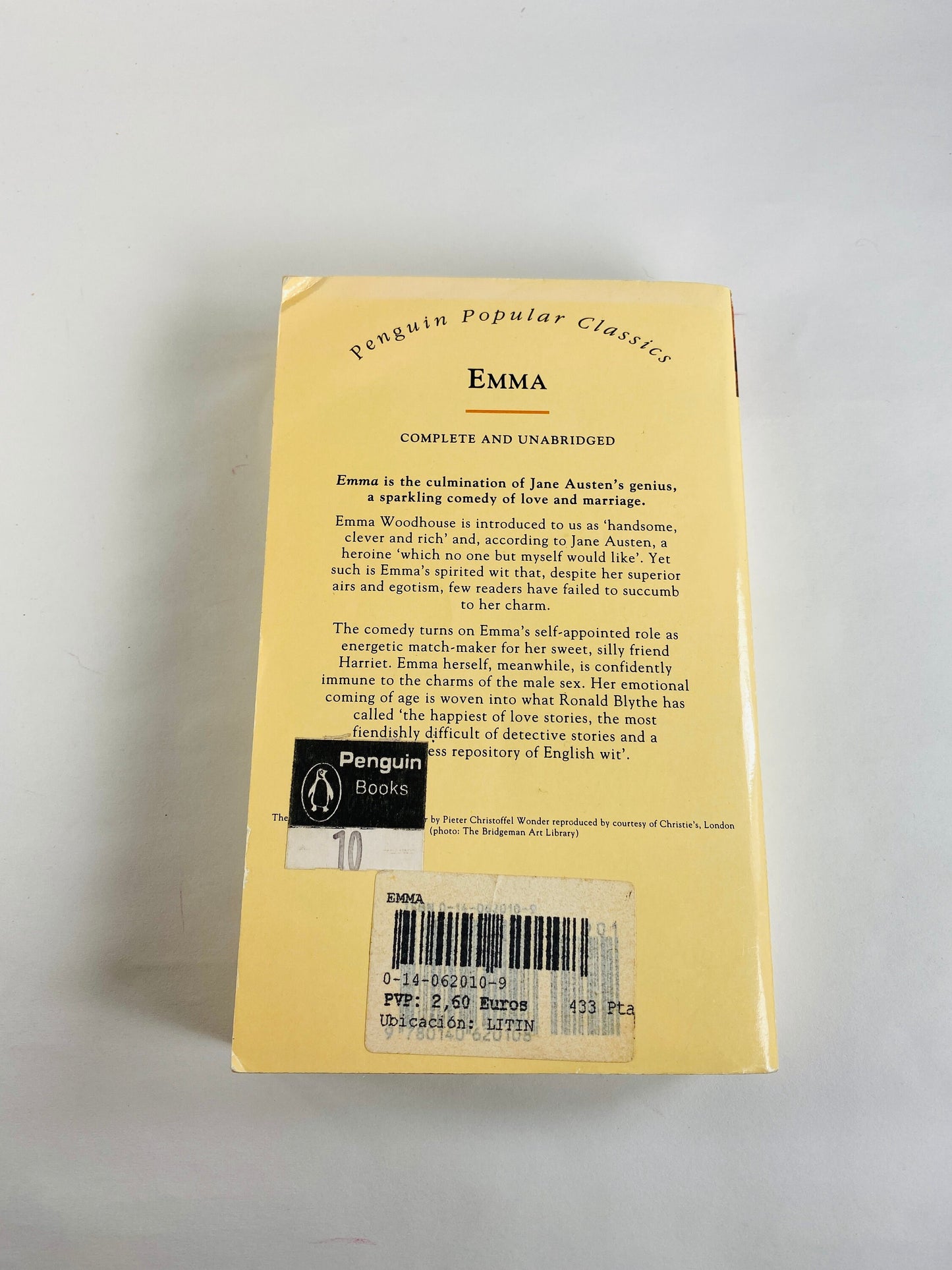 Emma by Jane Austen vintage Penguin paperback book circa 1994 True romantic masterpiece! Beautiful Bantam classic. Female women writers