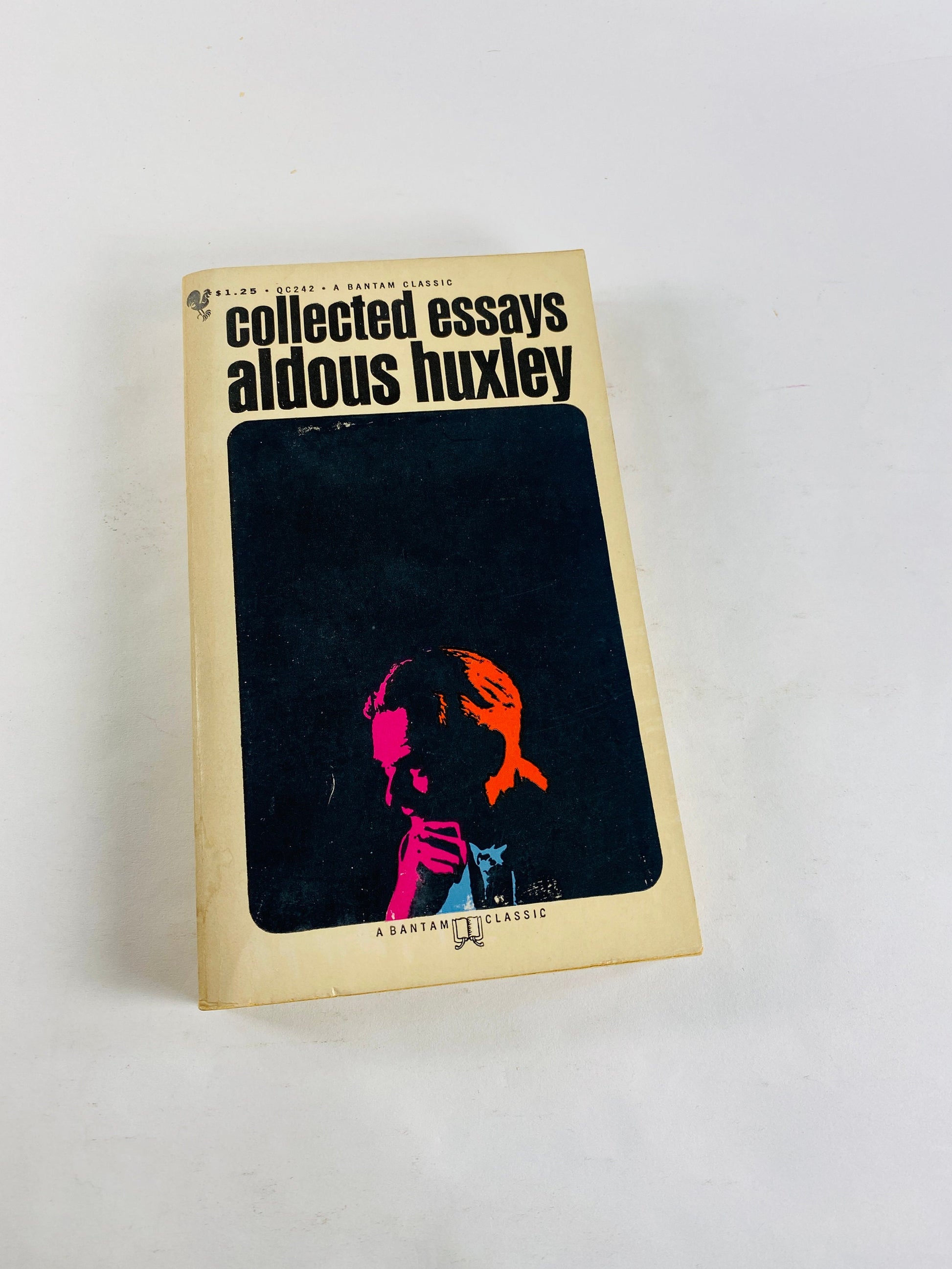 1960s Aldous Huxley vintage paperback book Antic Hay, Essays, Time Must Have a Stop parapsychology philosophy mysticism