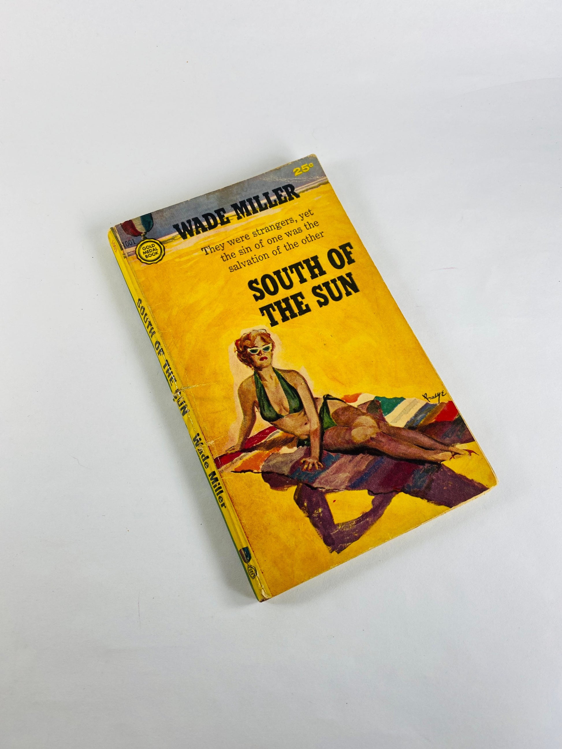 Vintage Wade Miller paperback book 1950s- 1960s erotica smut murder mystery crime fiction pulp