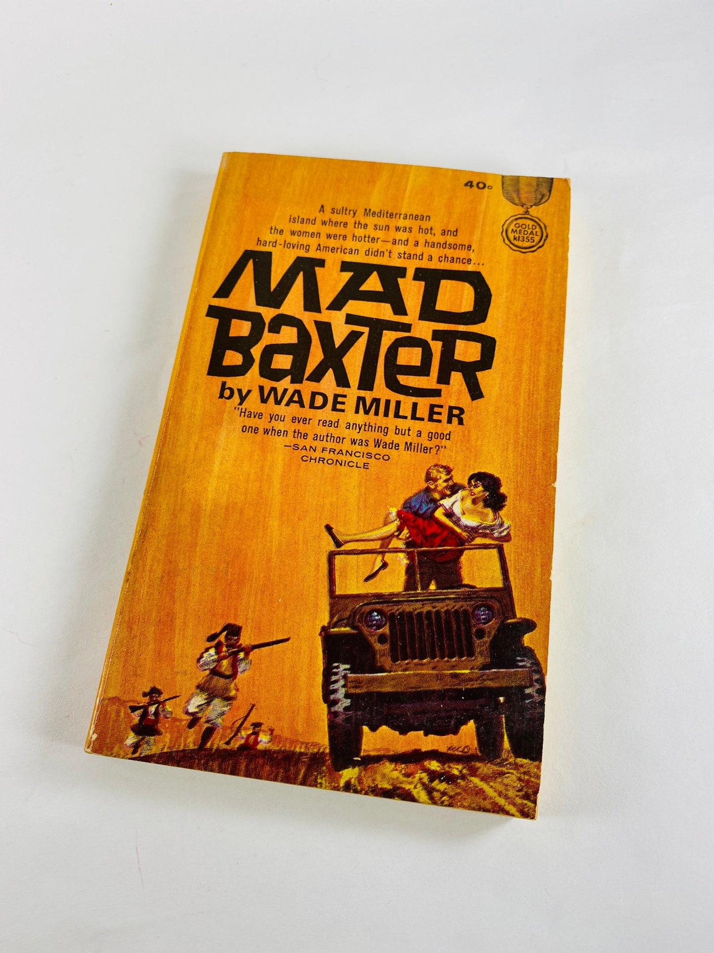 Vintage Wade Miller paperback book 1950s- 1960s erotica smut murder mystery crime fiction pulp
