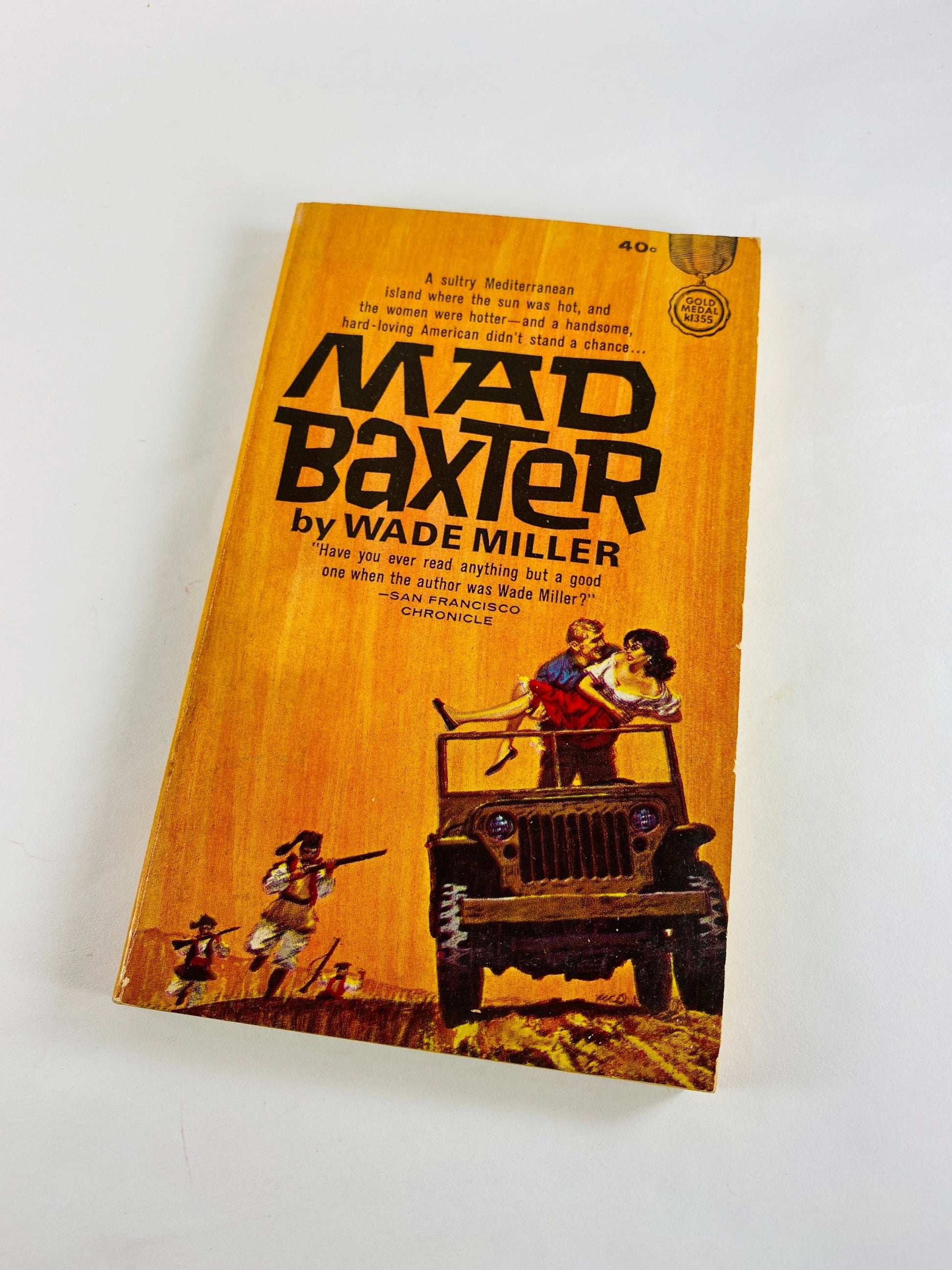 Vintage Wade Miller paperback book 1950s- 1960s erotica smut murder mystery crime fiction pulp
