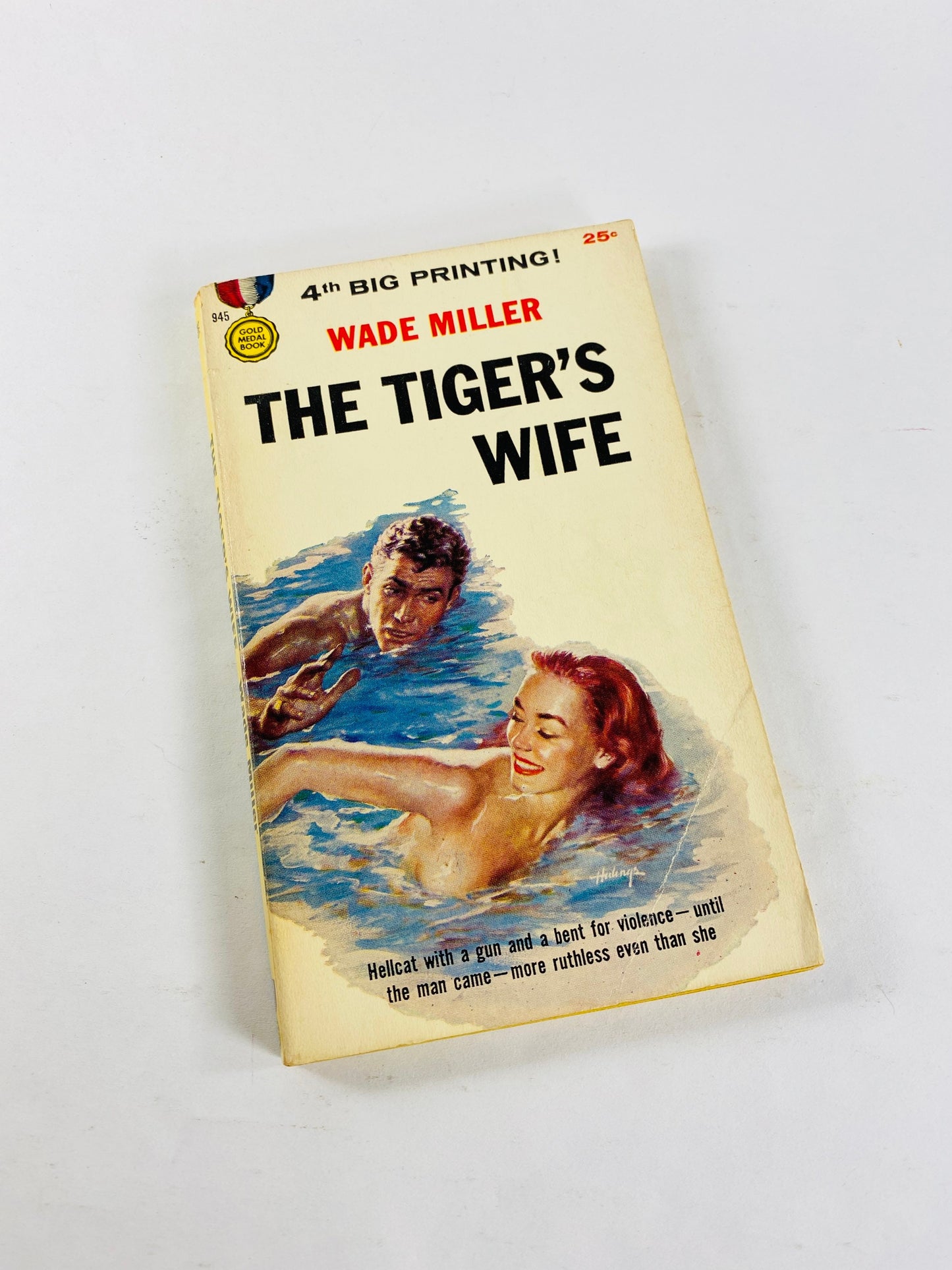 Vintage Wade Miller paperback book 1950s erotica smut murder mystery crime fiction pulp Fatal Step Uneasy Street Shoot to Kill Big Guy
