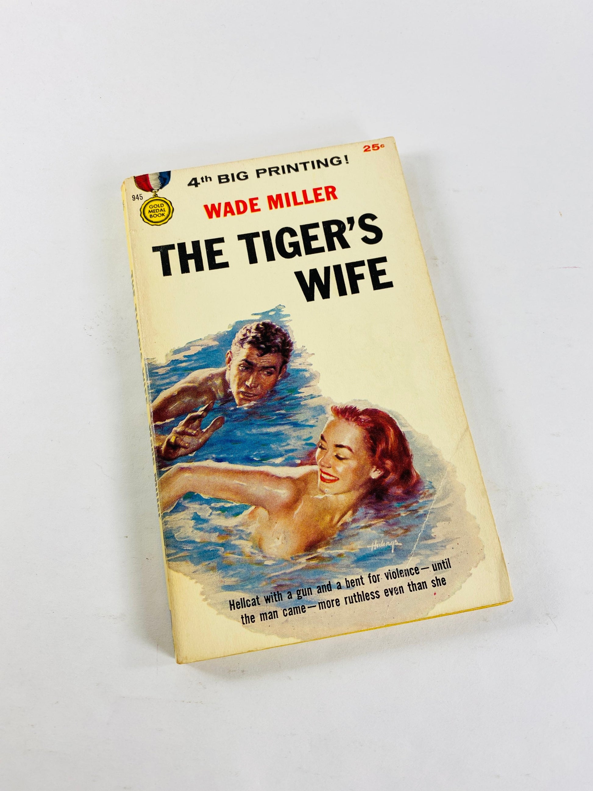 Vintage Wade Miller paperback book 1950s erotica smut murder mystery crime fiction pulp Fatal Step Uneasy Street Shoot to Kill Big Guy