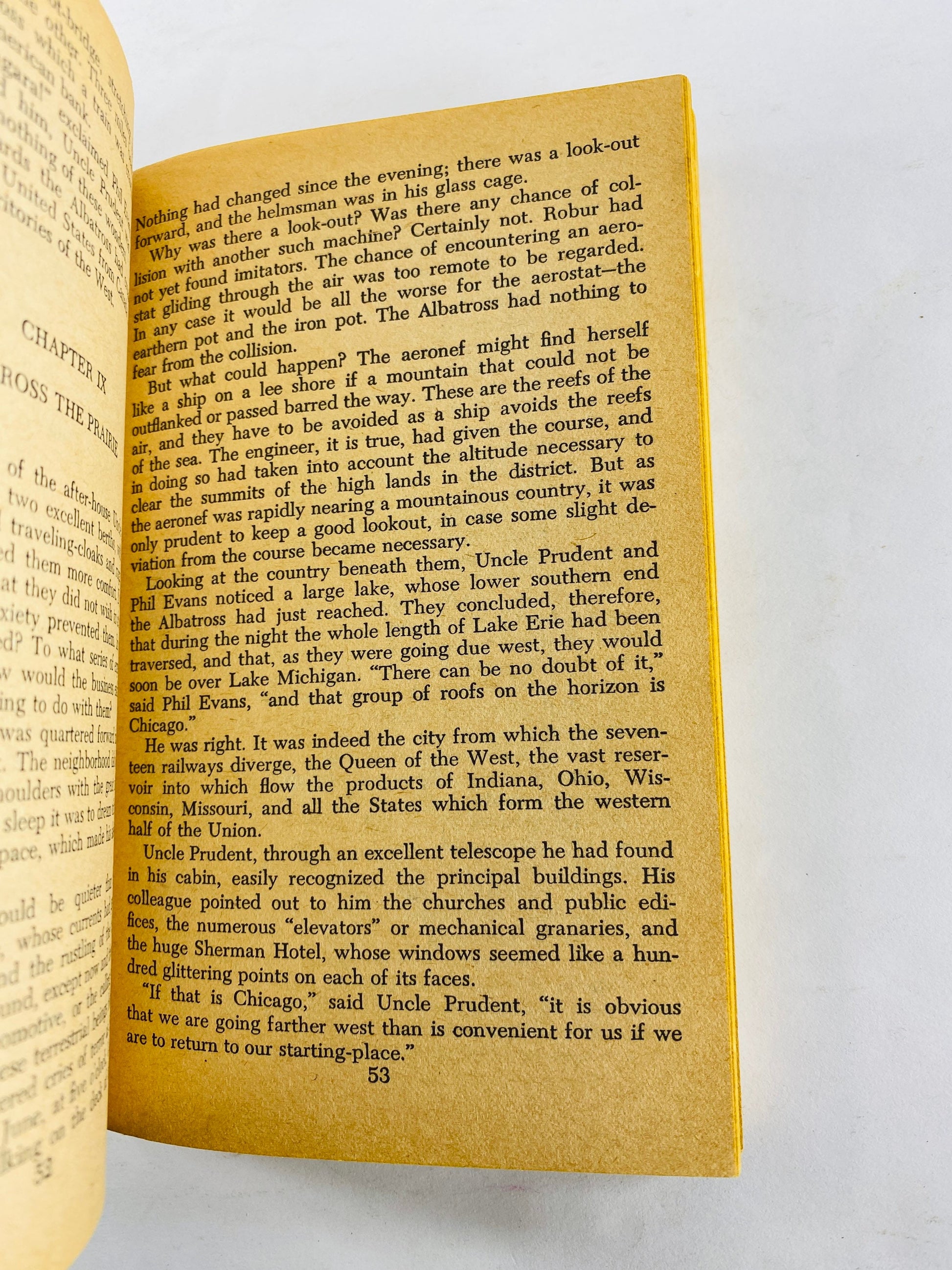 1951 Jules Verne Master of the World vintage paperback book by author of Twenty Thousand Leagues Under the Sea. Ace Science Fiction Classic