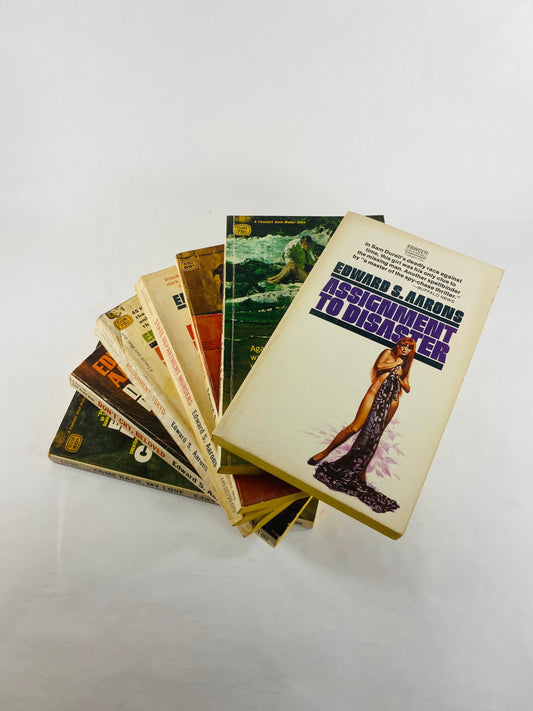 Vintage Edward S Aarons paperback book 1950s xxx erotica smut murder mystery crime fiction pulp State Department Treason Assignment Murders