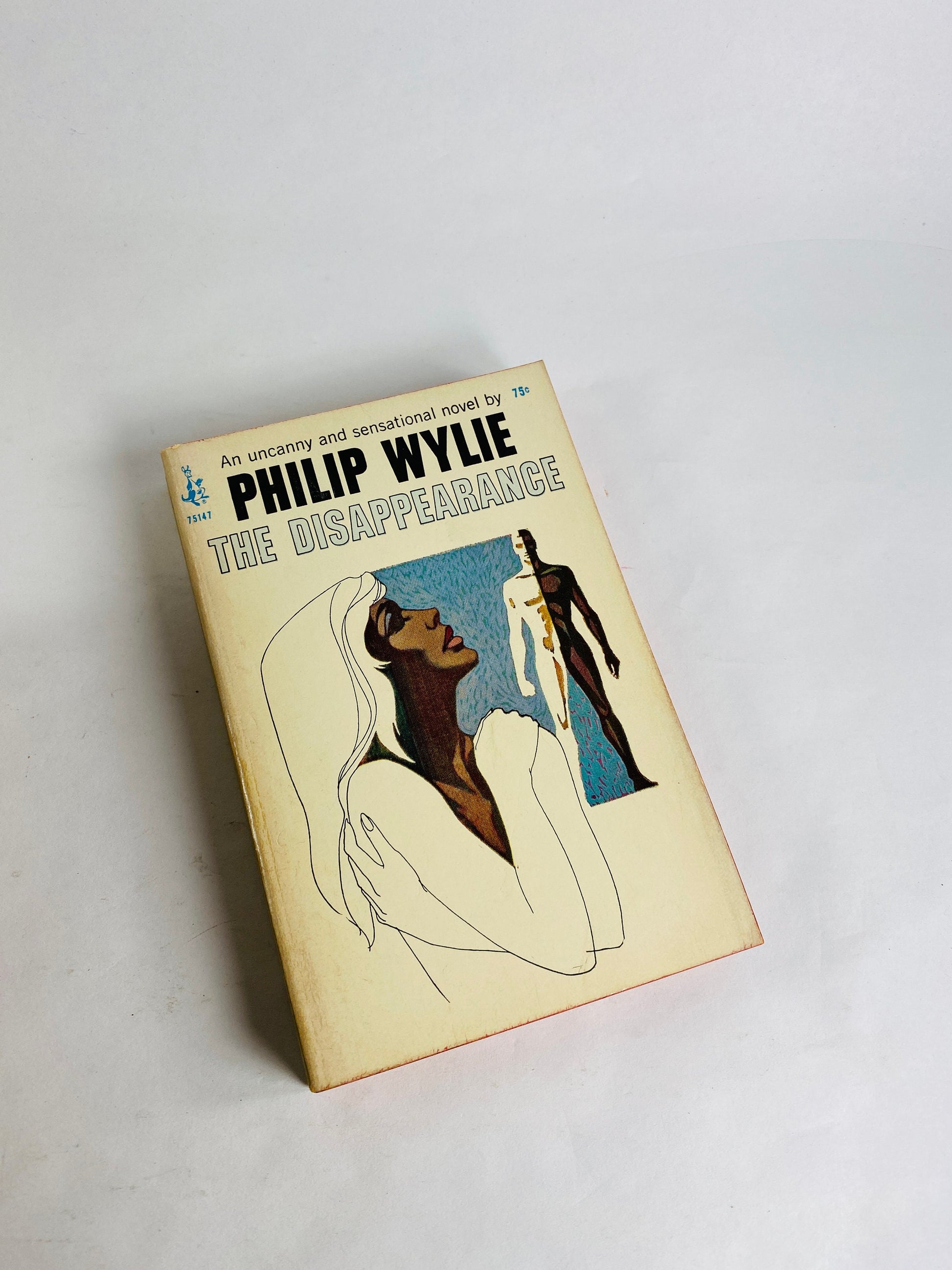 Philip Wylie FIRST & EARLY printing vintage paperback books circa 1950s and 60s Smuggled Atom Bomb, Spy Who Spoke, Triumph, Disappearance