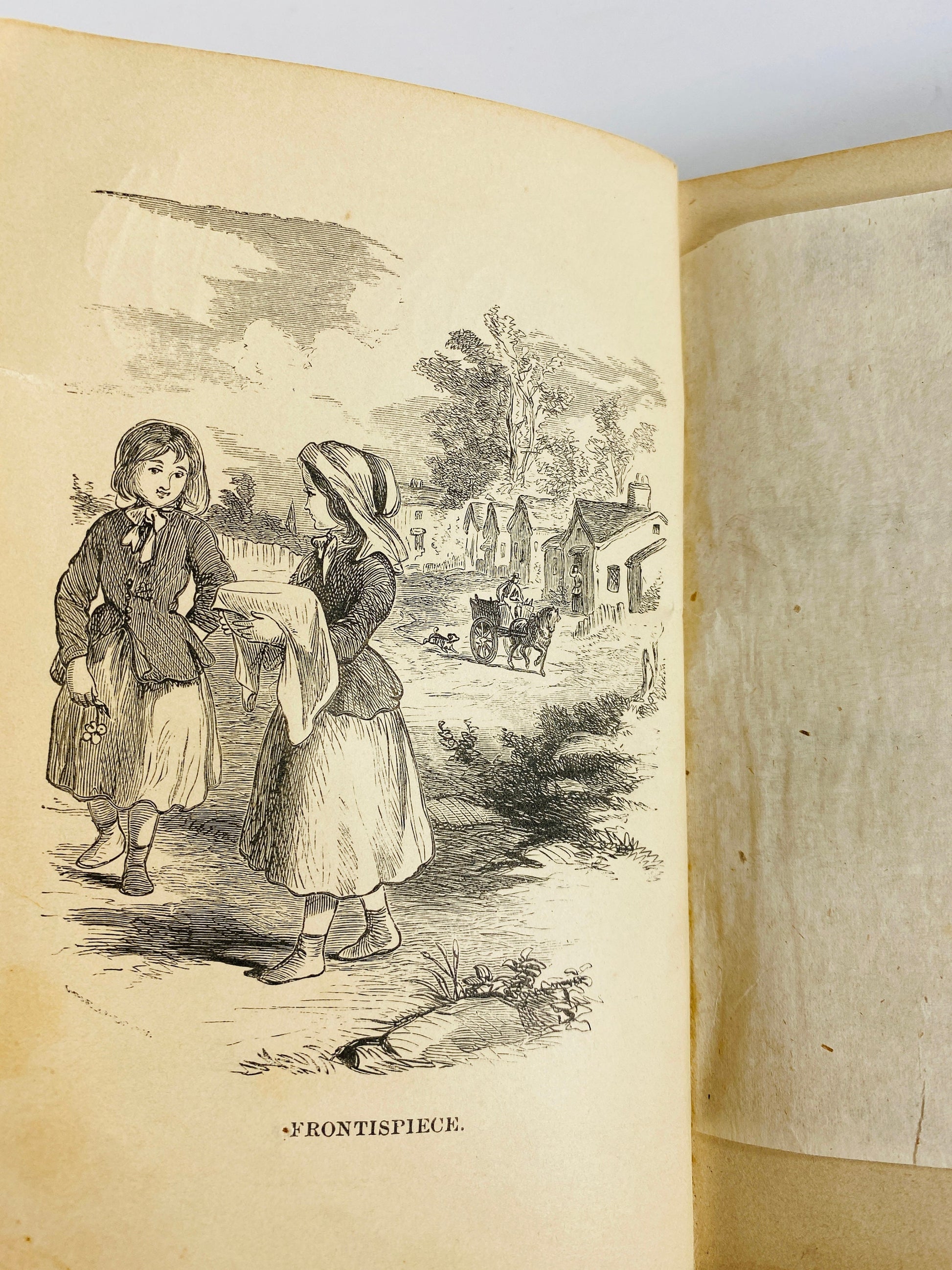 1859 Factory Girls Victorian antique FIRST EDITION vintage book by Sarah Maria Fry, author of Margaret Craven and Matty Gregg.