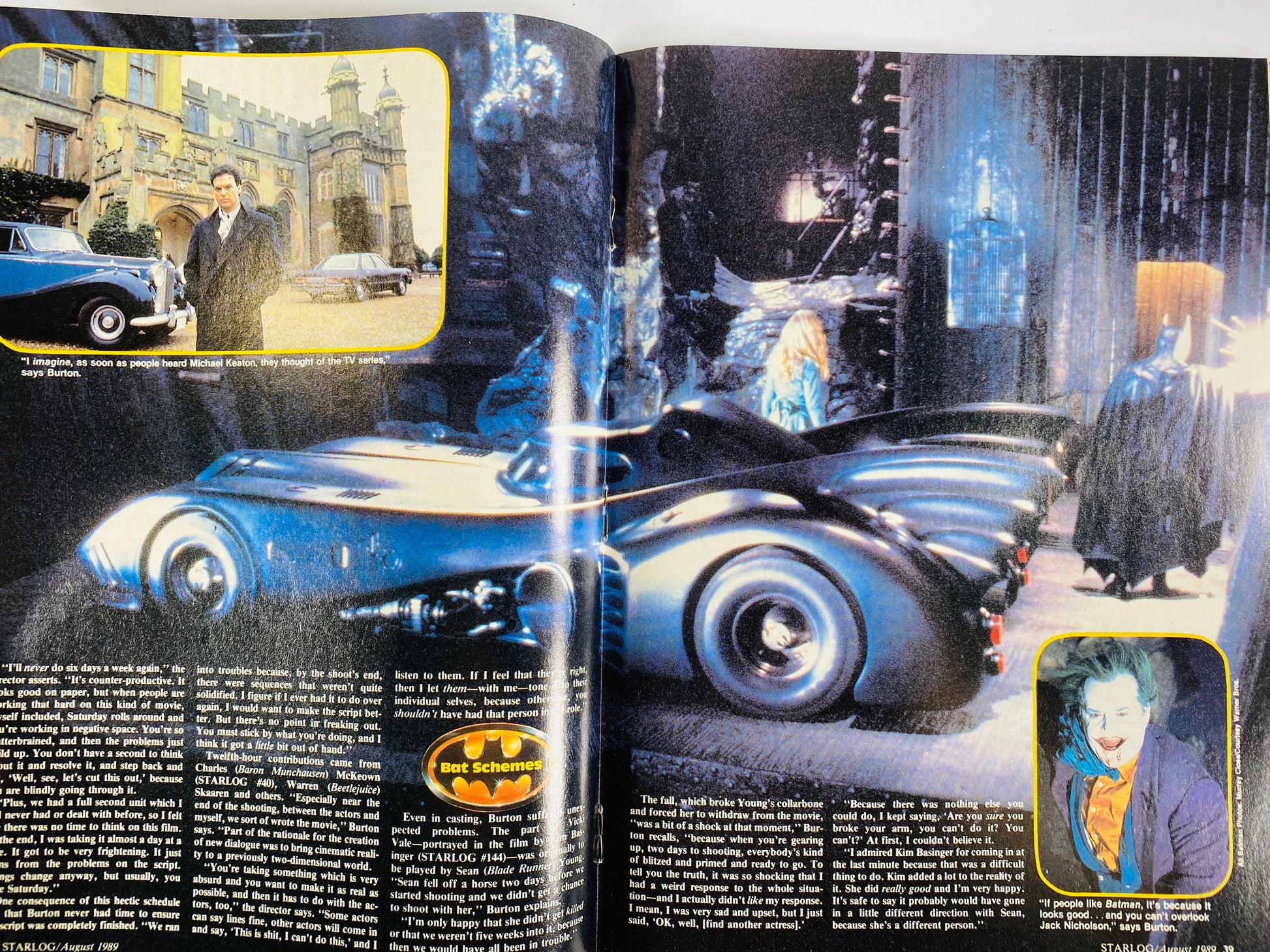 1990 Batman Who framed Roger Rabbit Star Trek Ghostbusters vintage magazine Starlog scifi movie photos stories decor college bedroom posters