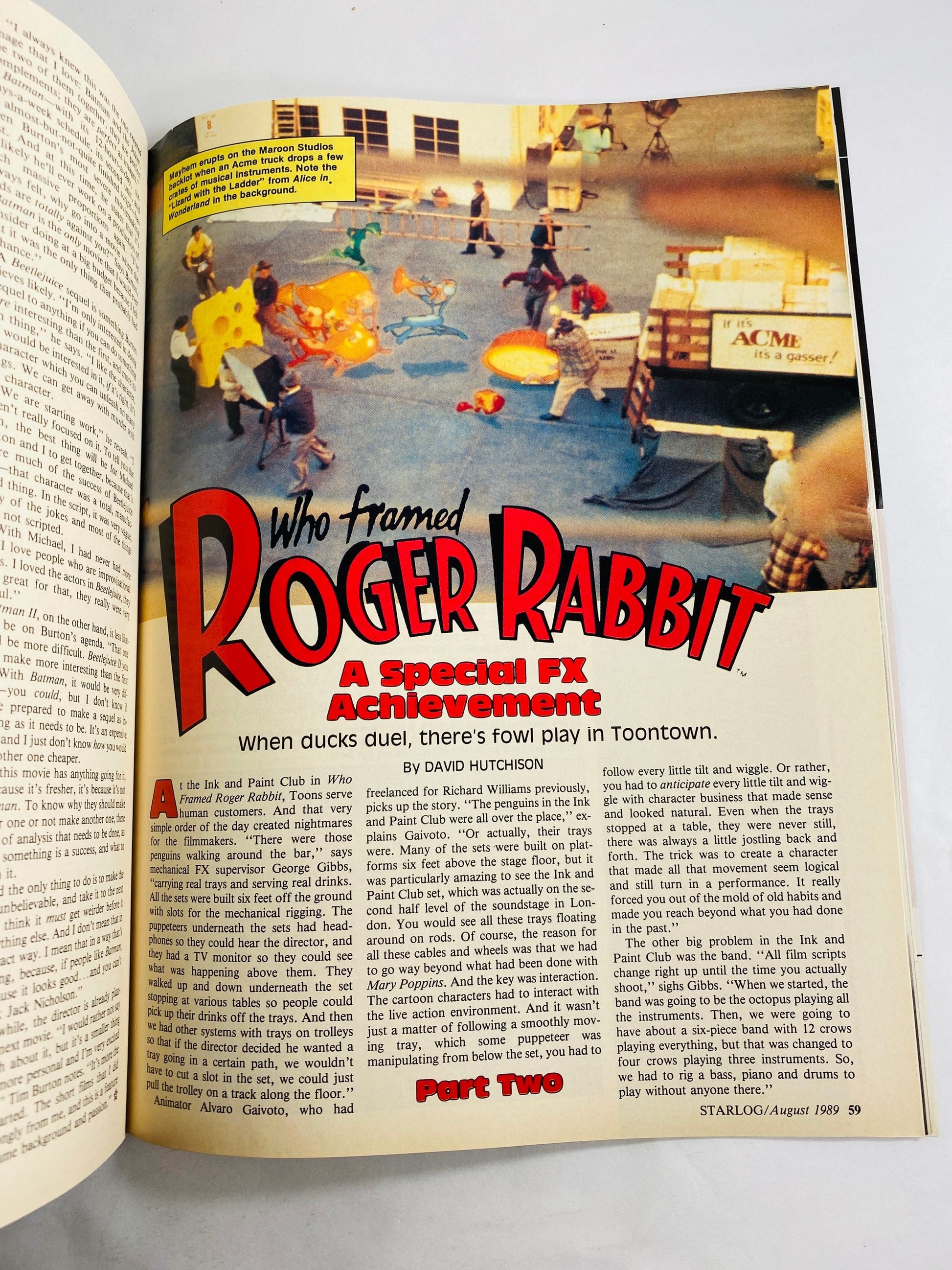 1990 Batman Who framed Roger Rabbit Star Trek Ghostbusters vintage magazine Starlog scifi movie photos stories decor college bedroom posters