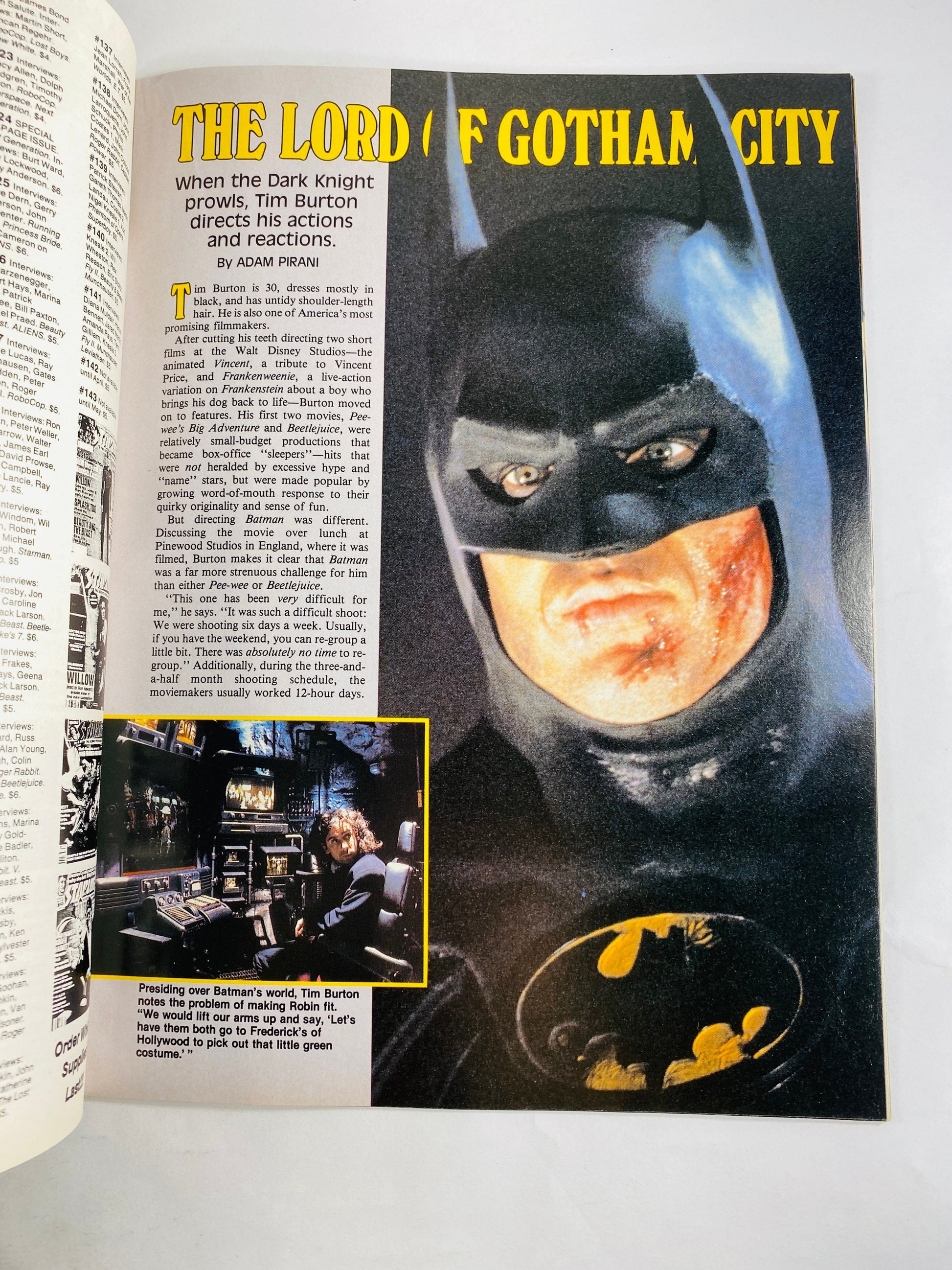 1990 Batman Who framed Roger Rabbit Star Trek Ghostbusters vintage magazine Starlog scifi movie photos stories decor college bedroom posters