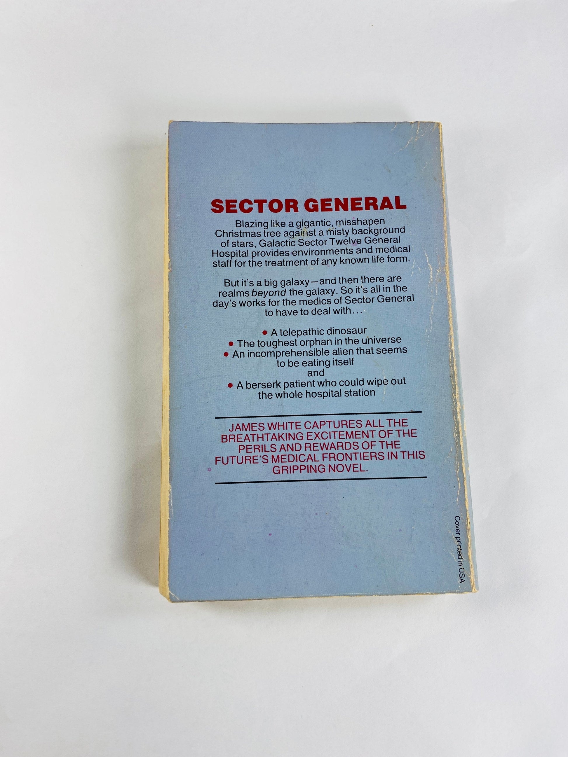 Hospital Station vintage paperback book by James White circa 1979 about medical treatment in a Galactic hospital. Science fiction scifi