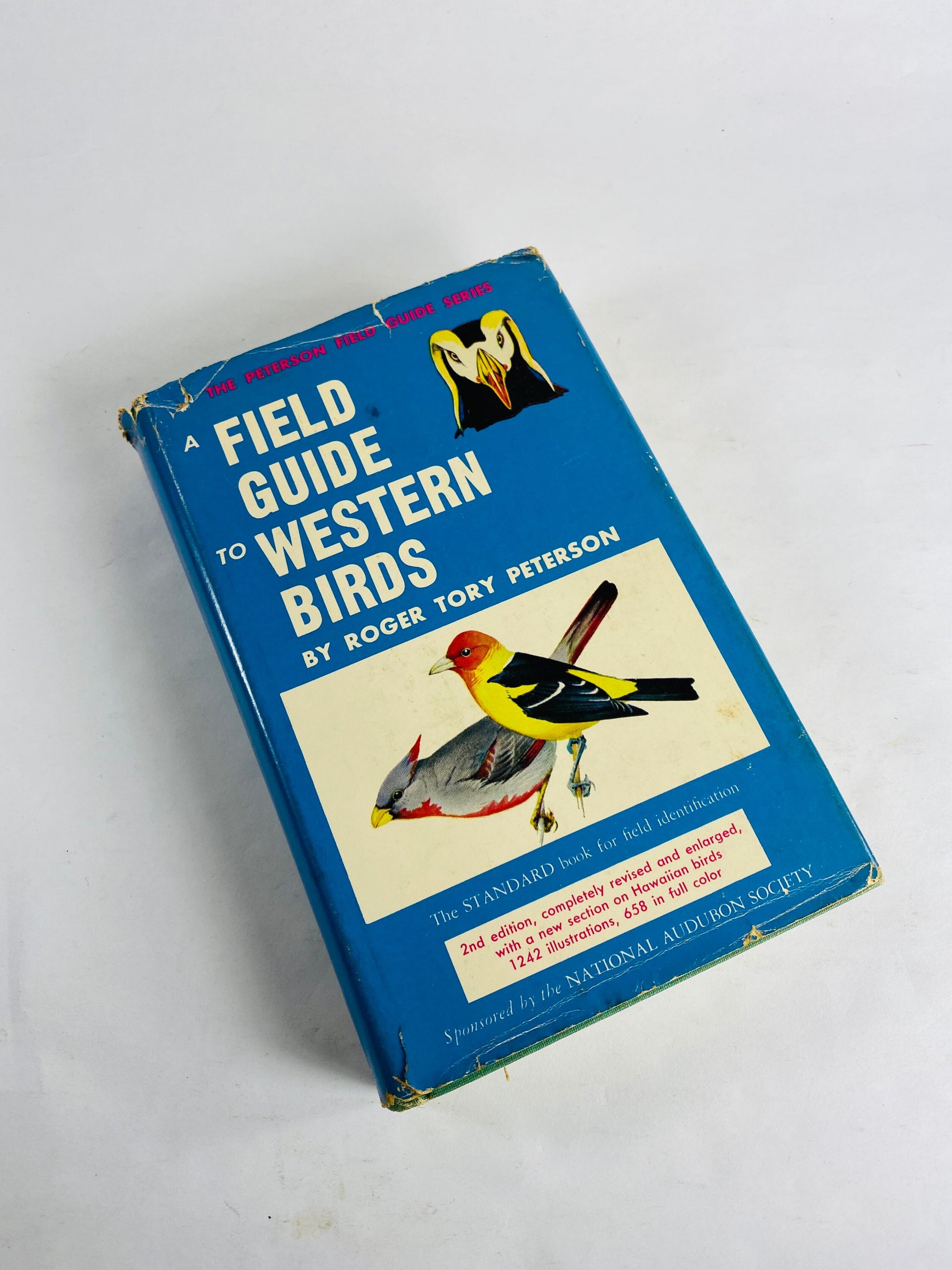 1978 Western Birds Field Guide to Identification by Roger Tory Peterson. Vintage book National Audubon Society