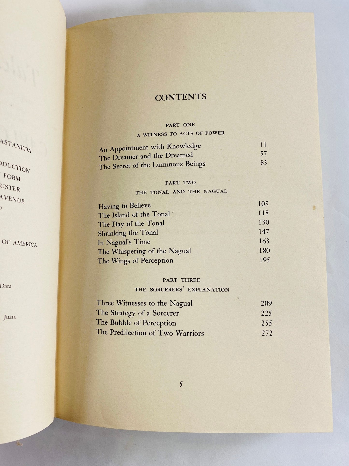 Carlos Castaneda vintage FIRST EDITION vintage book Tales of Power circa 1974 Conversations with Don Juan Dreaming Infinity