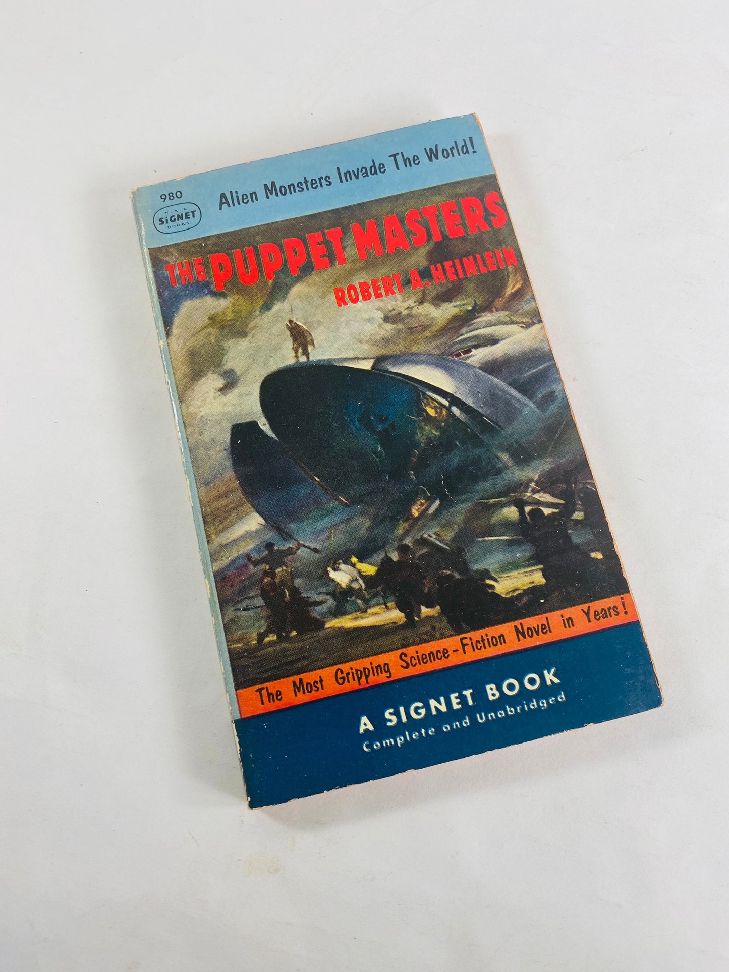 1952 Robert Heinlein author of Starship Troopers Vintage paperback book Starman Jones Door into Summer Podkayne of Mars Puppet Masters