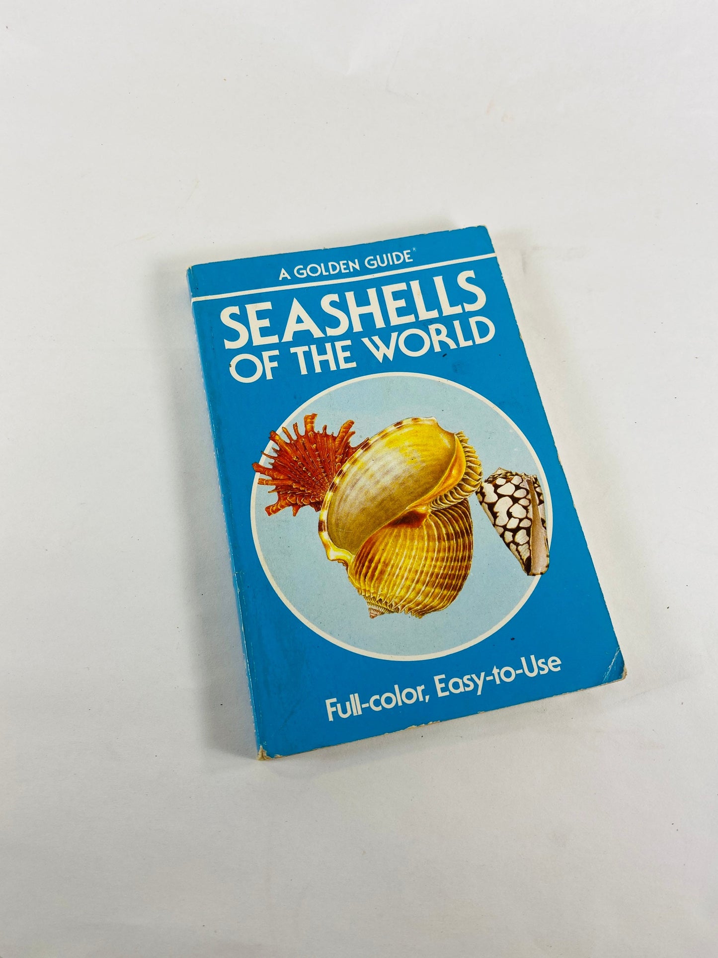 Golden Guide Book Fossils Seashells Fishes Vintage paperback books circa 1985 Whitman Golden