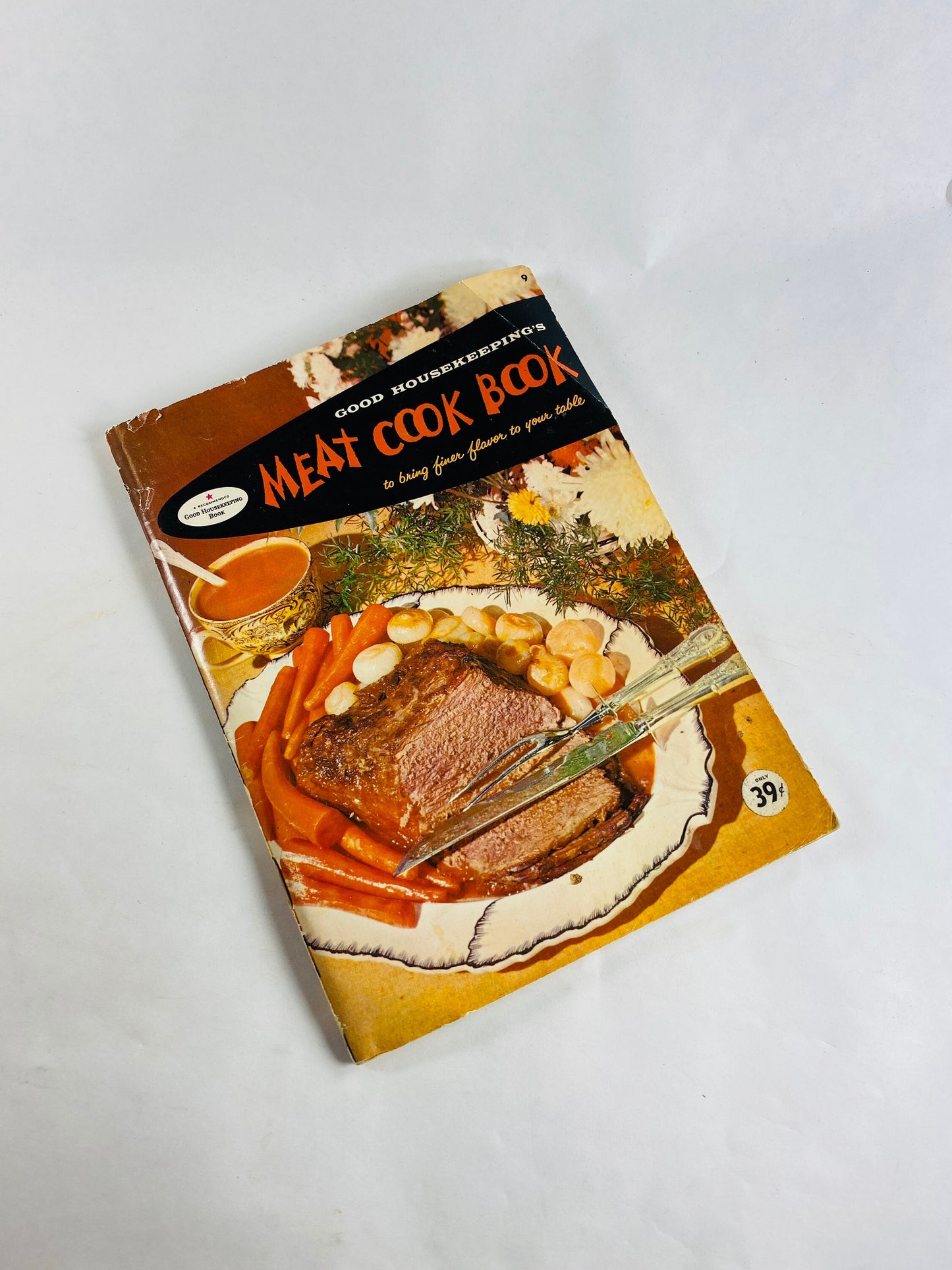 Meat Cook Book vintage Good Housekeeping cookbook pamphlet printed by circa 1958 Fine Meats. Mother’s Day gift retro