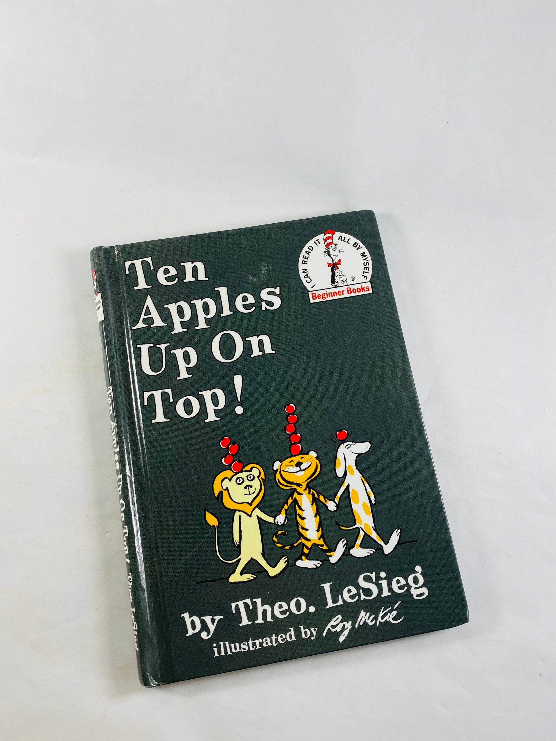 1960s Dr Seuss vintage Beginner I Can Read books Hop on Pop, Ten Apples, Foot Book Theo LeSieg