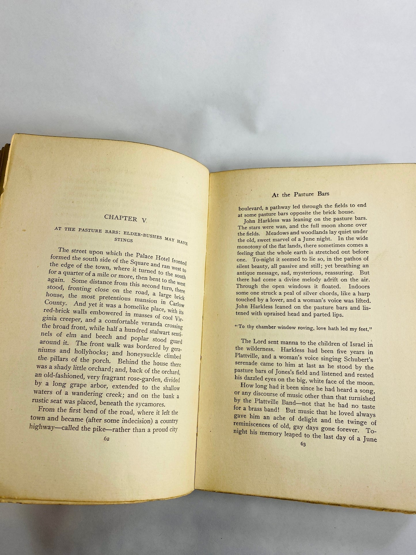 1899 Gentleman from Indiana by Booth Tarkington FIRST EDITION Vintage book about the Fight against political corruption. Green cloth boards