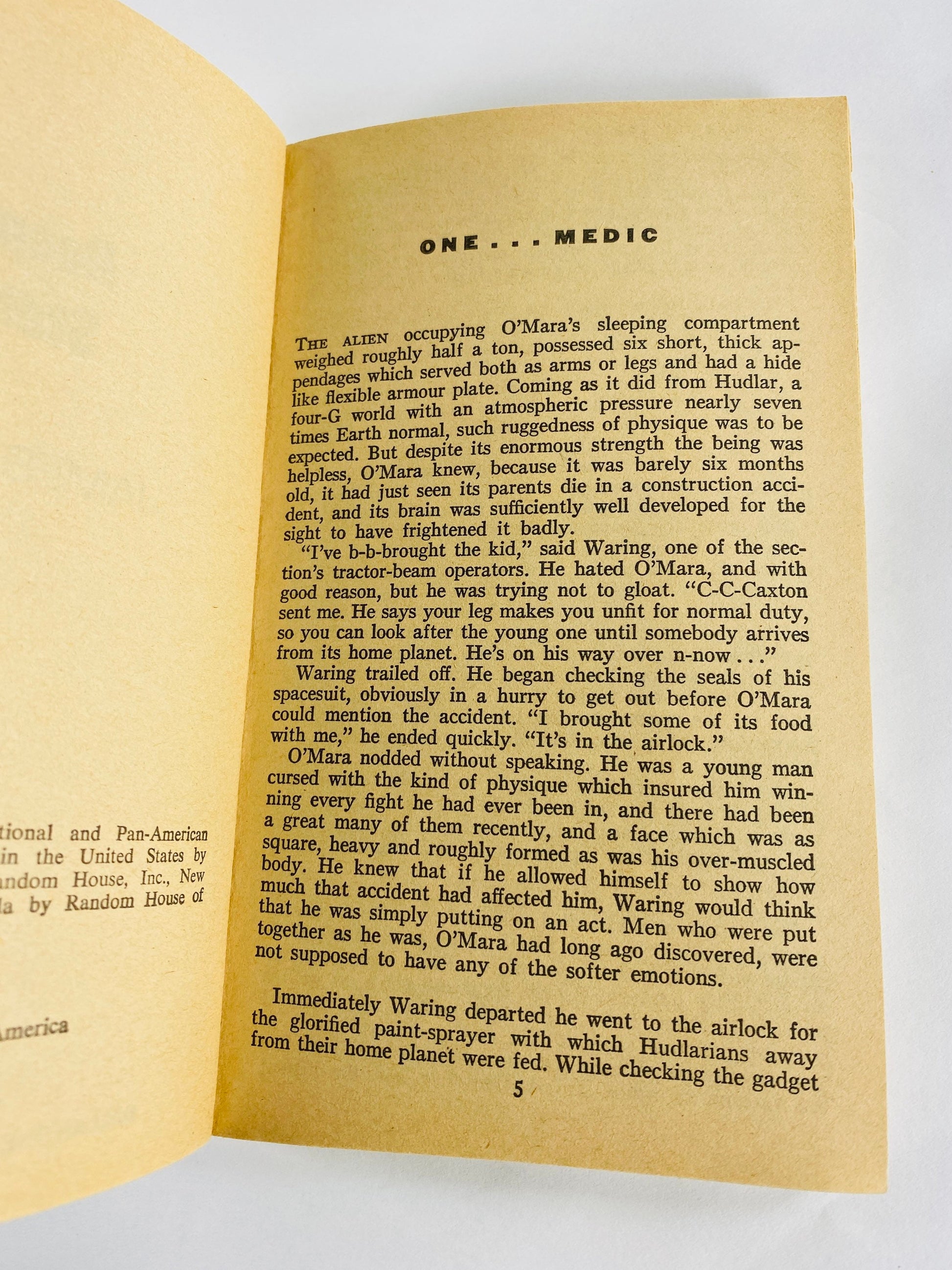 Hospital Station vintage paperback book by James White circa 1979 about medical treatment in a Galactic hospital. Science fiction scifi