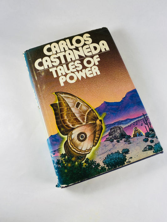 Carlos Castaneda vintage FIRST EDITION vintage book Tales of Power circa 1974 Conversations with Don Juan Dreaming Infinity