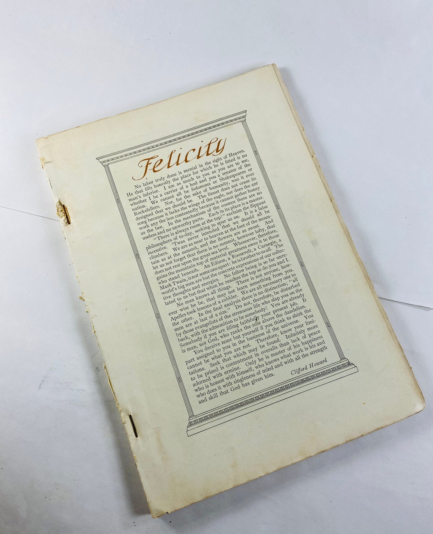 1910 Fasting Cure Upton Sinclair GENUINE vintage Cosmopolitan Magazine May issue health article led to book COLLECTOR gift starving