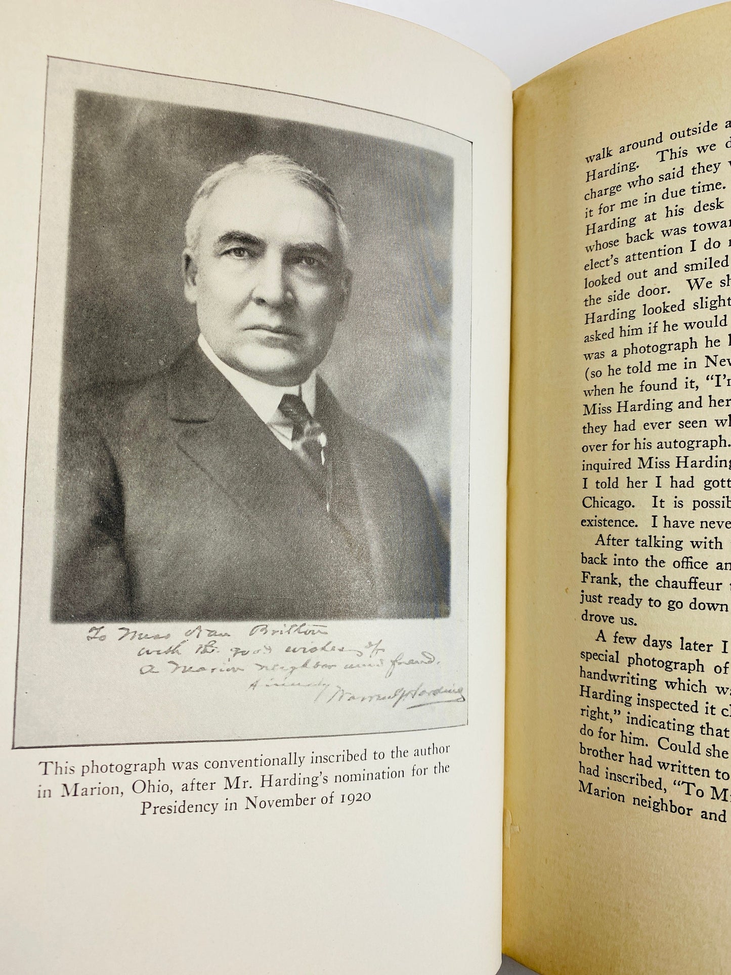 President's Daughter antique FIRST EDITION by Nan Britton, mistress of President Warren G Harding circa 1927. First Kiss & Tell scandal book