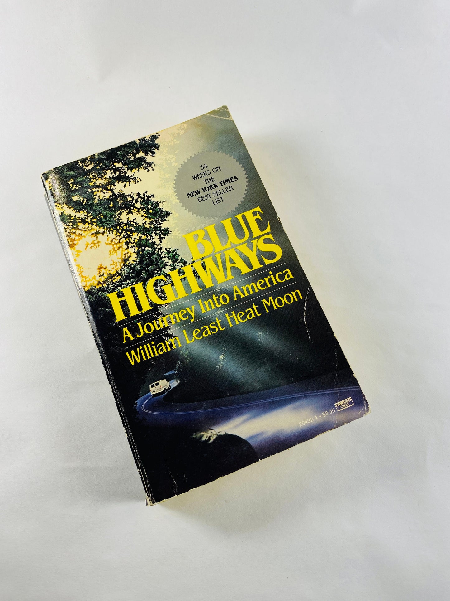 Blue Highways vintage paperback book by William Trogdon vintage American travel memoir paperback book circa 1984