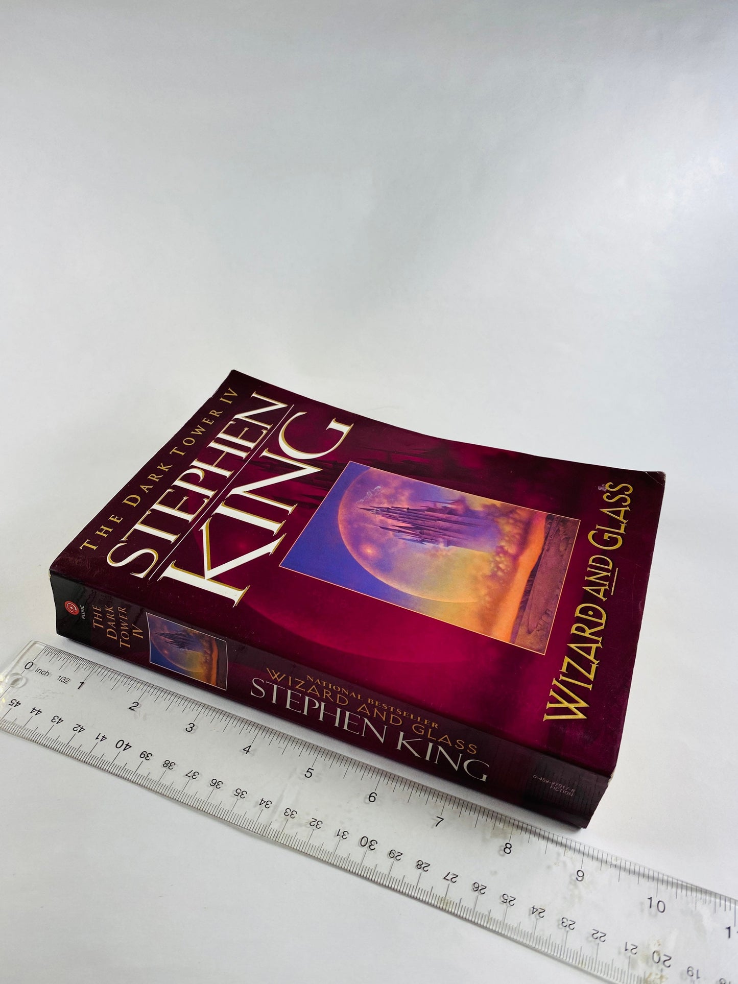 Dark Tower IV Wizard and Glass by Stephen King. Vintage FIRST Plume paperback book circa 1997 Book Lover Gift.