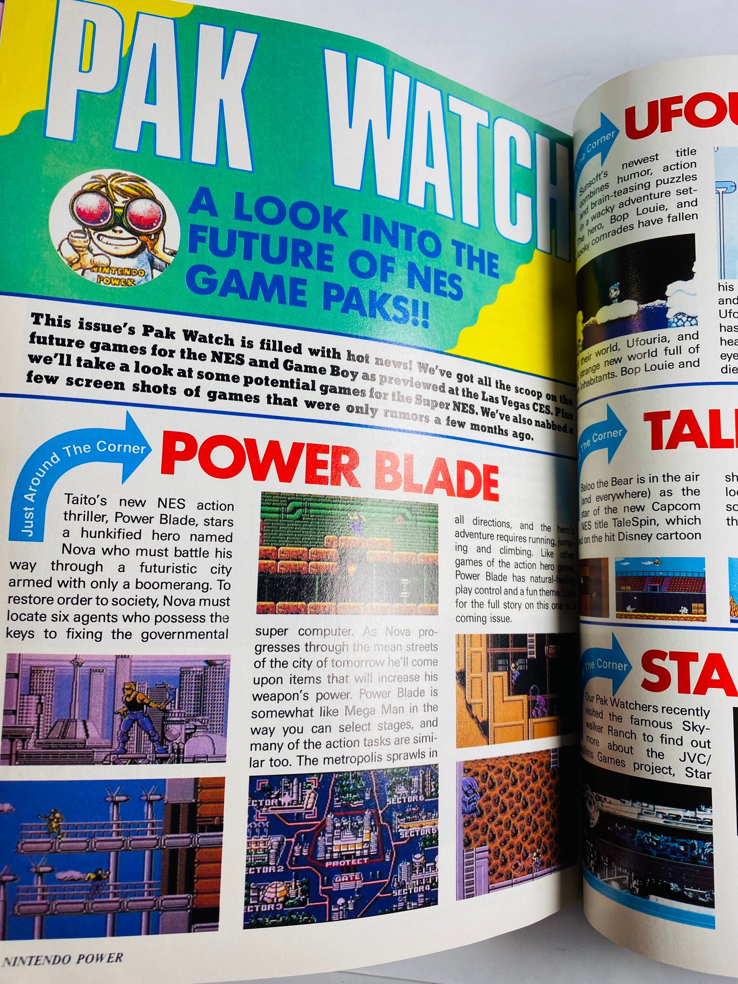 1990 Vintage Nintendo Power magazine featuring video game & Gameboy strategies