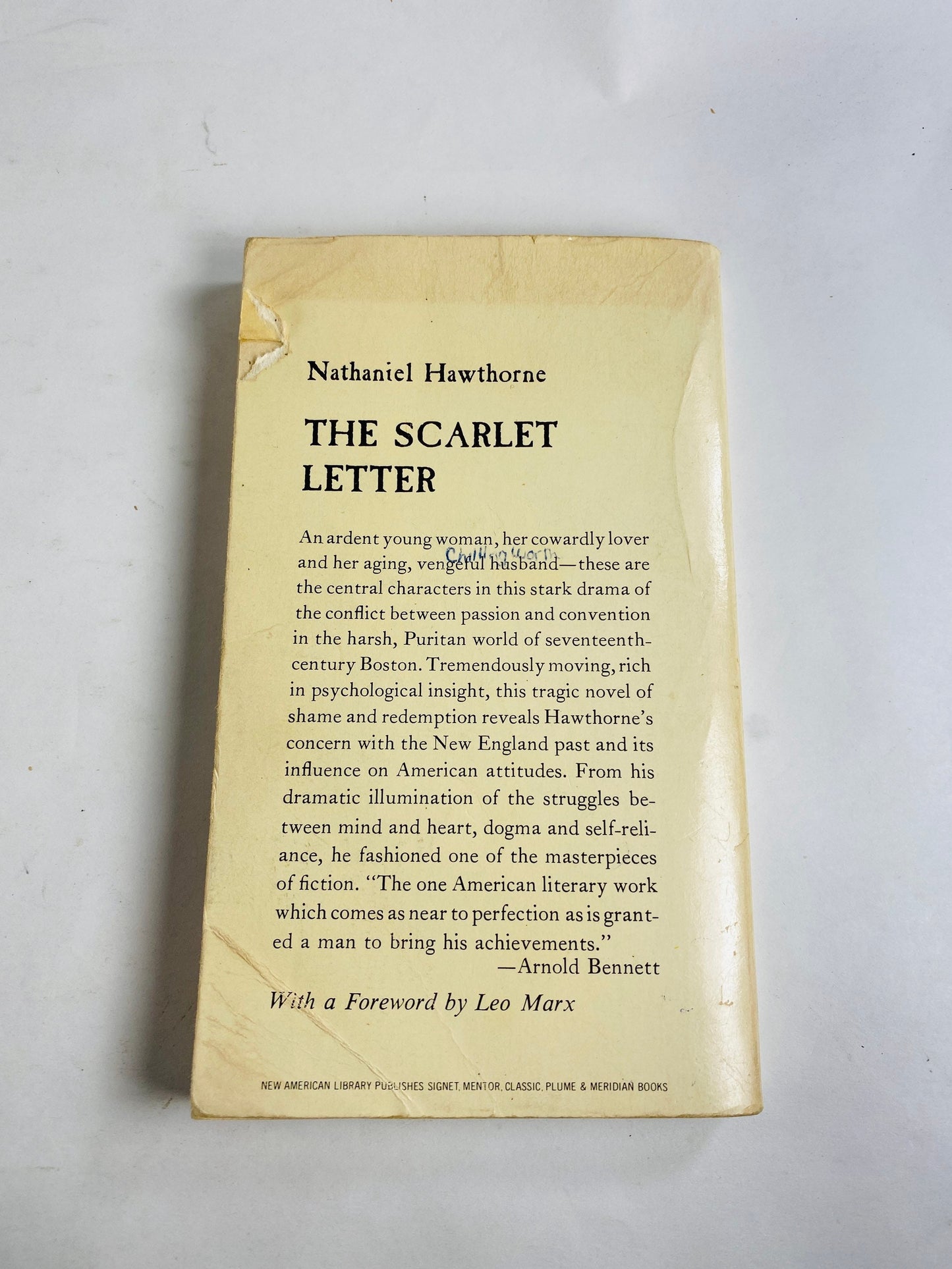 1966 Scarlet Letter by Nathaniel Hawthorne Vintage Signet paperback book home bookshelf decor