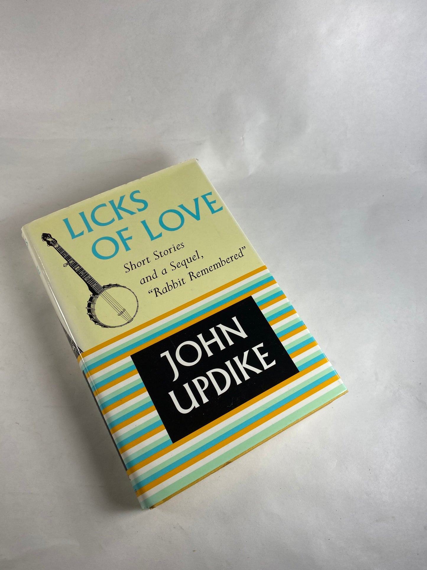 Licks of Love by John Updike collection of short stories book with dust jacket printed shortly after after his death.