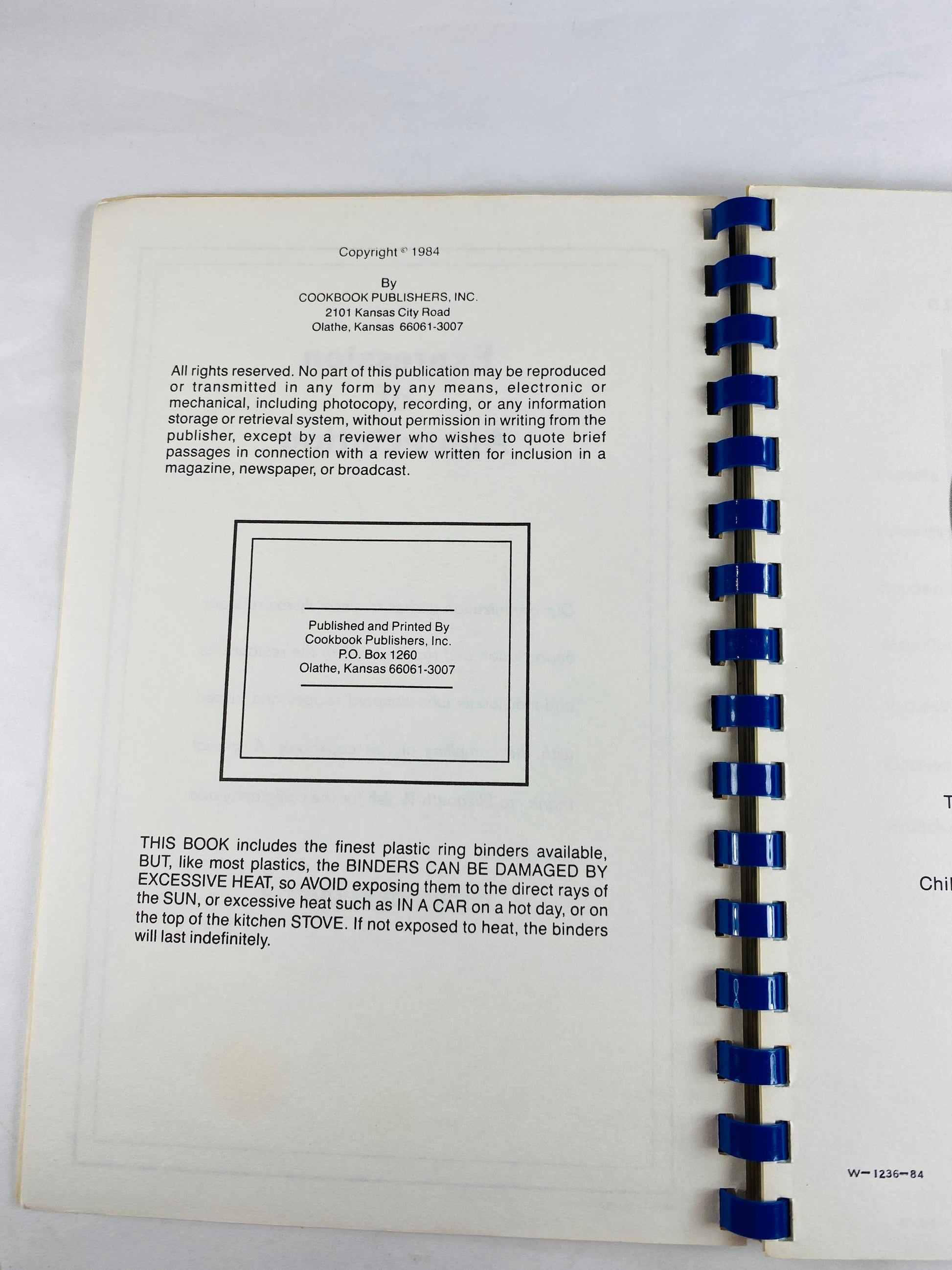 Beary Wonderful Cookbook Vintage Seattle Washington Orthopedic Hospital selection of recipes & restaurant favorites circa 1984 Cooperpoint