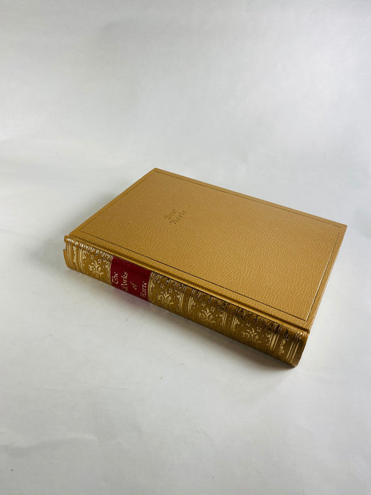 Bret Harte vintage book of short stories & poems about miners, gamblers, and other California Gold Rush figures. Beige gold decor