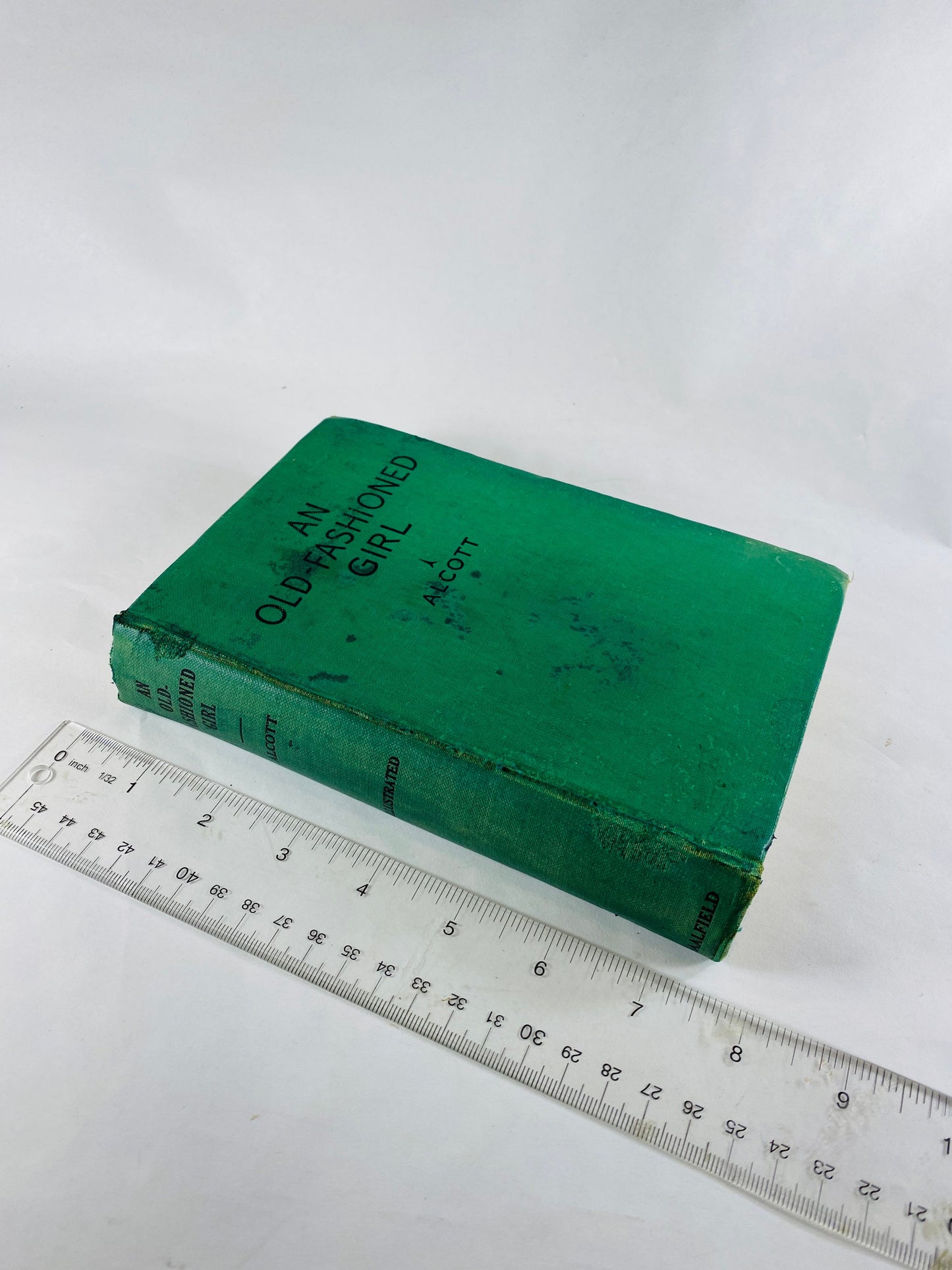 1928 Old Fashioned Girl by Louisa May Alcott EARLY PRINTING vintage book Story of Polly Milton, a country girl in the city. Poor Condition