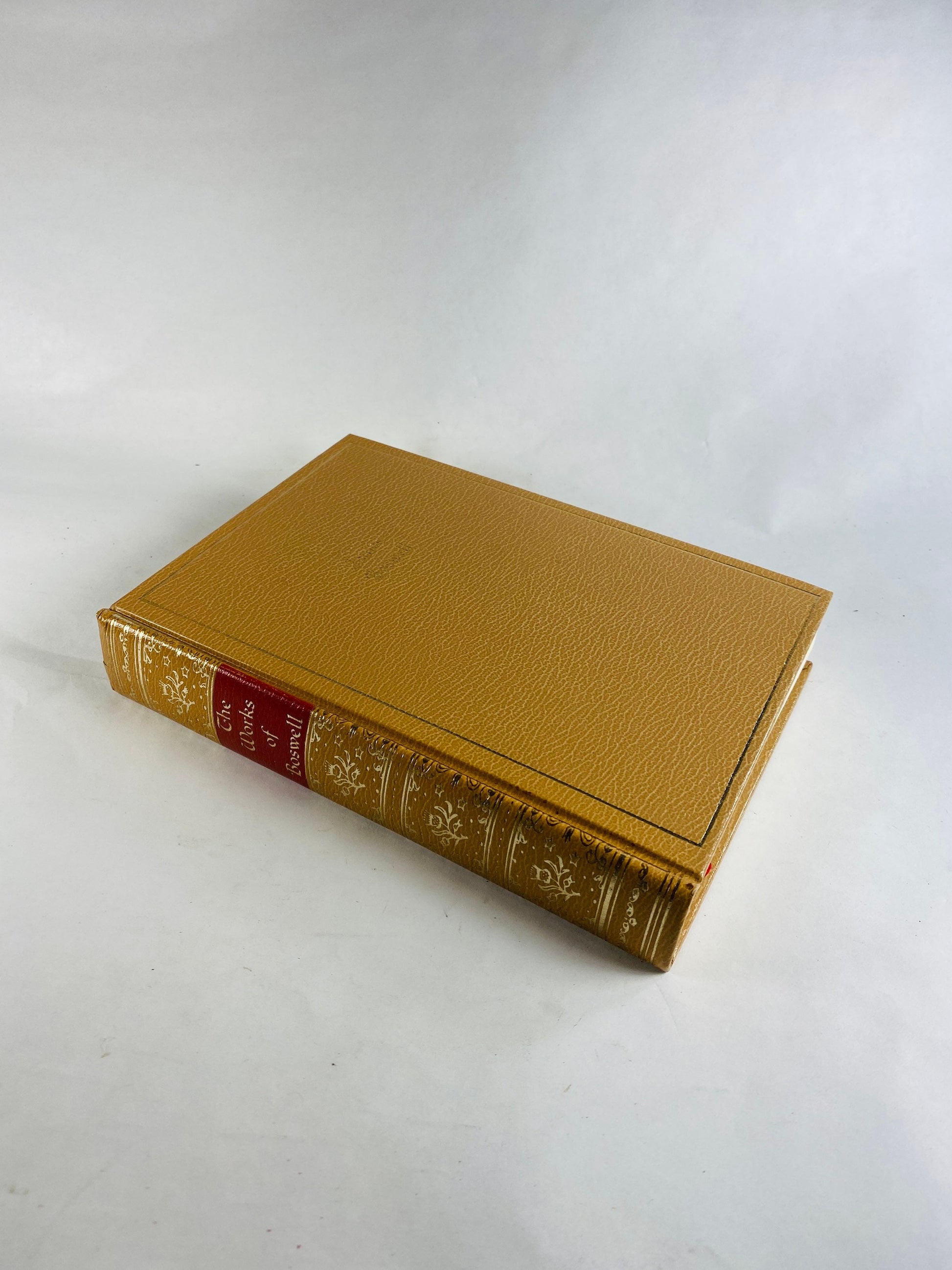 1952 Samuel Johnson biography by James Boswell vintage book, the first biography of its kind about the dictionary author